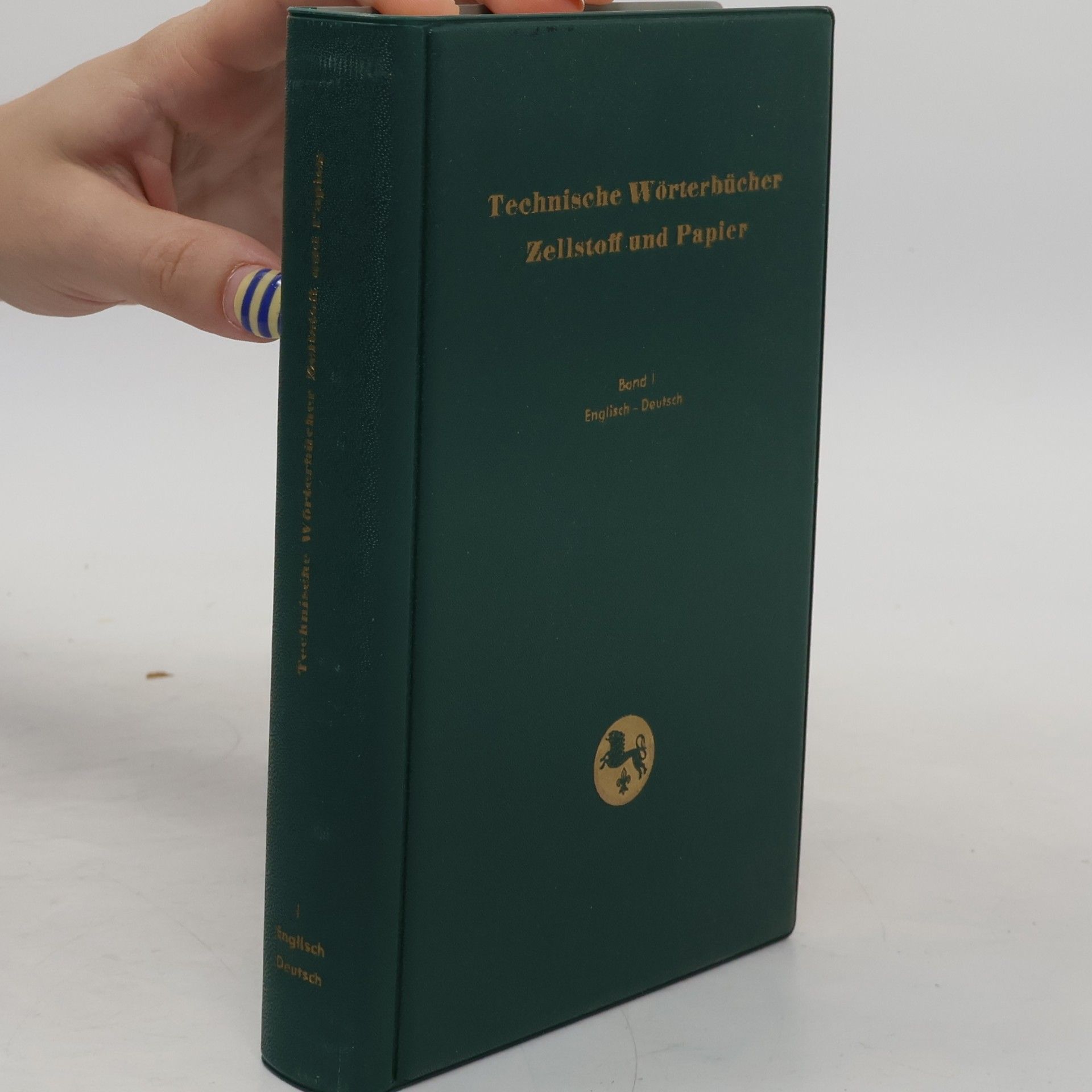 Wilhelm Mohrberg Technische Wörterbücher Zellstoff und Papier II. Deutsch-Englisch