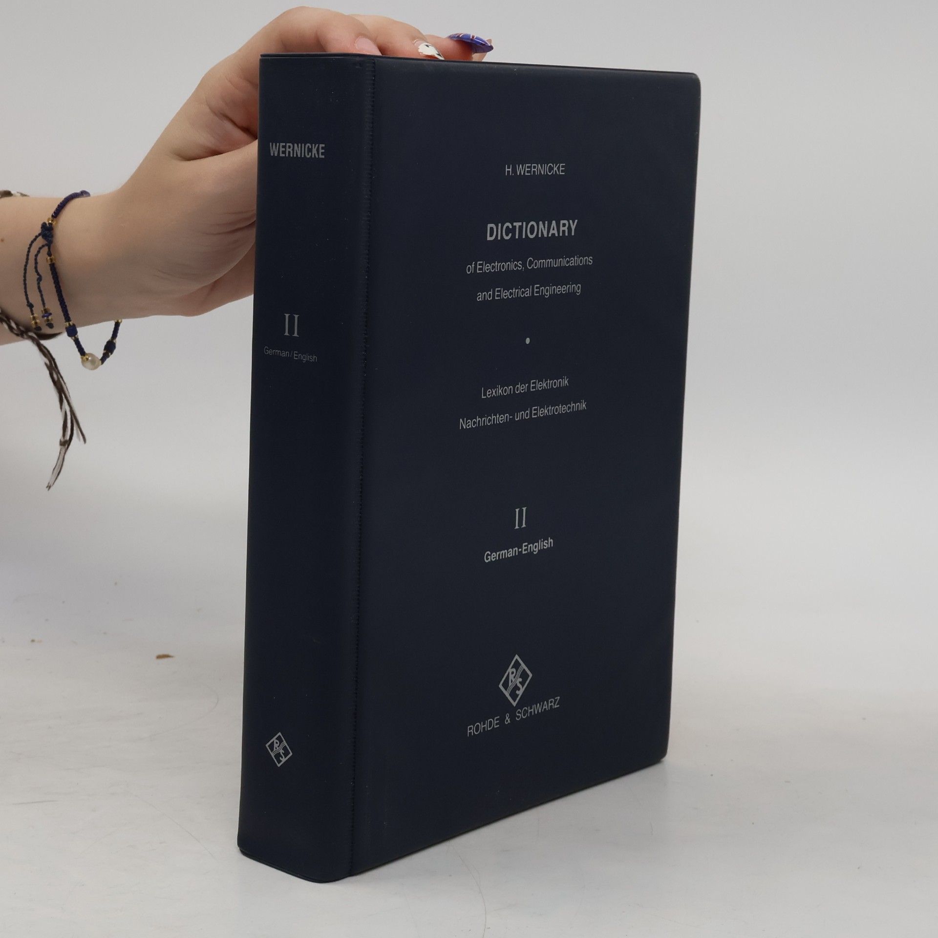 H. Wernicke Dictionary of Electronics, Communications and Electrical Engineering II.