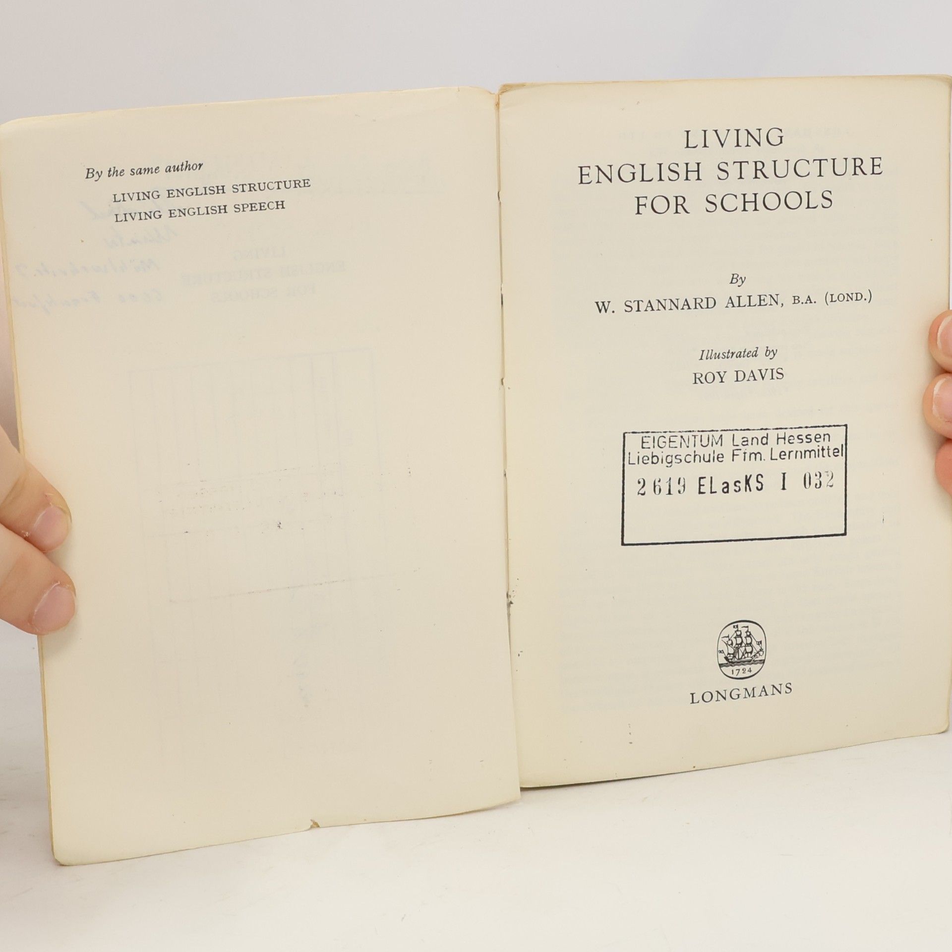 W. Stanard Allen Living English Structure For Schools