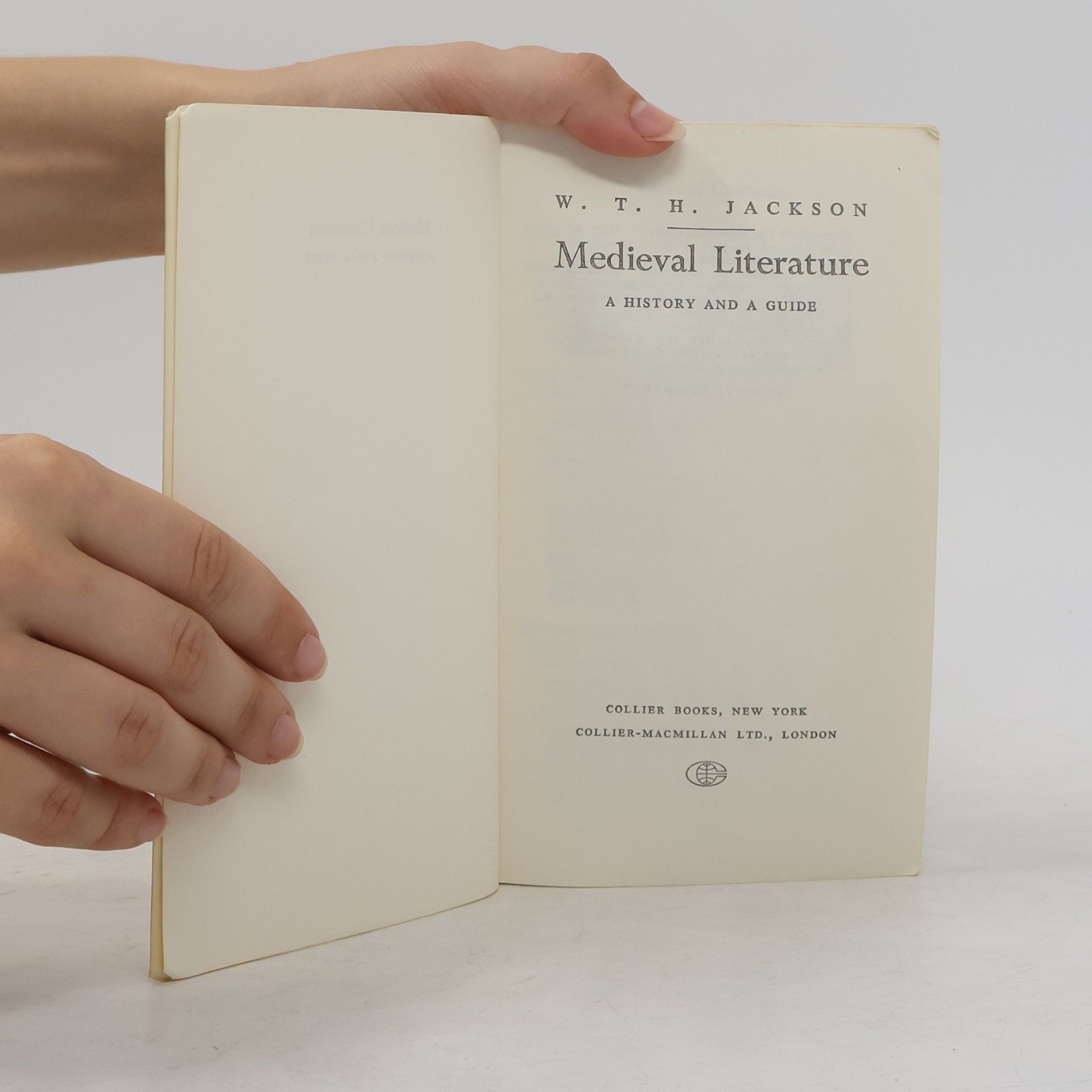 W.T.H. Jackson Medieval Literature