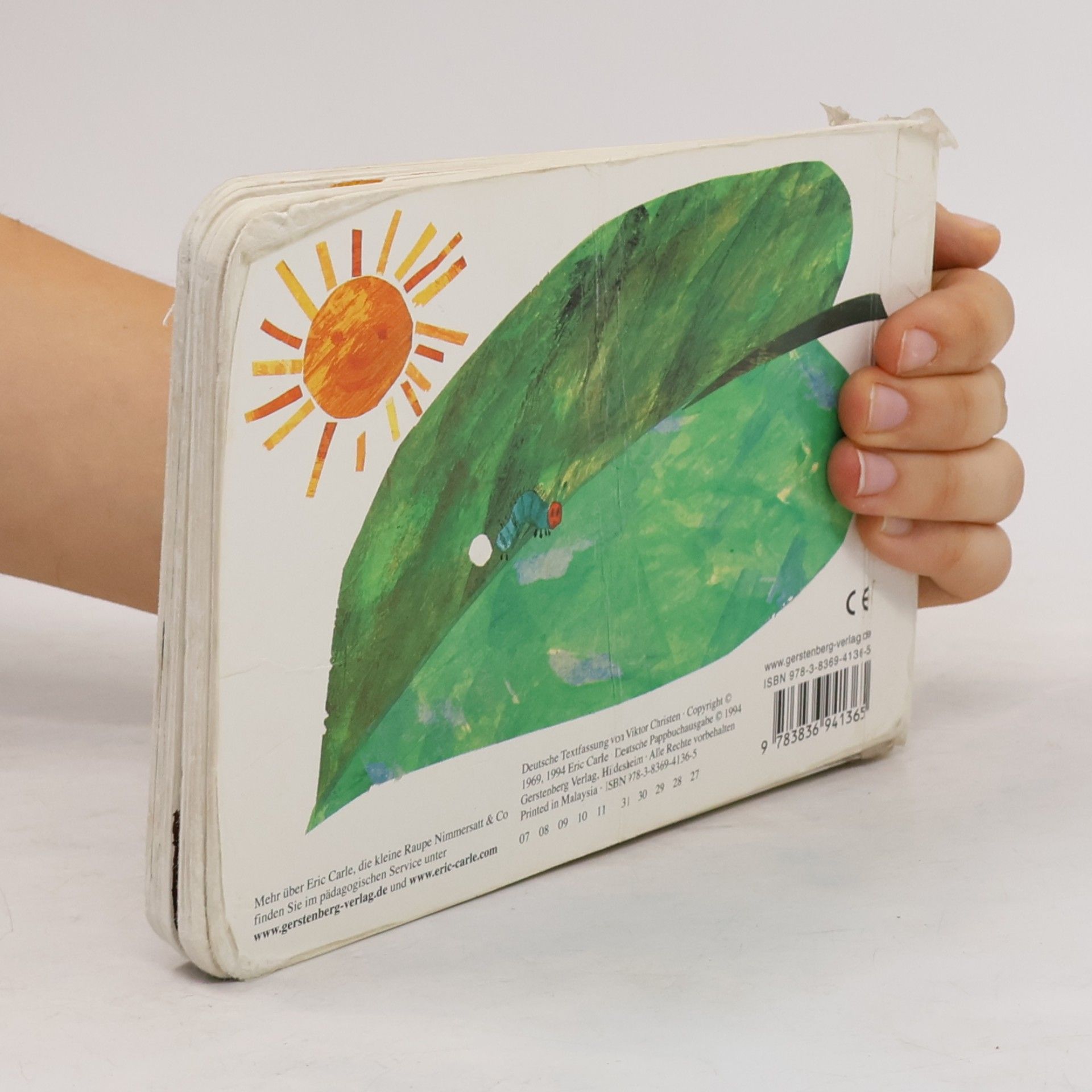 Eric Carle Die kleine Raupe Nimmersatt. Spielbilderbuch