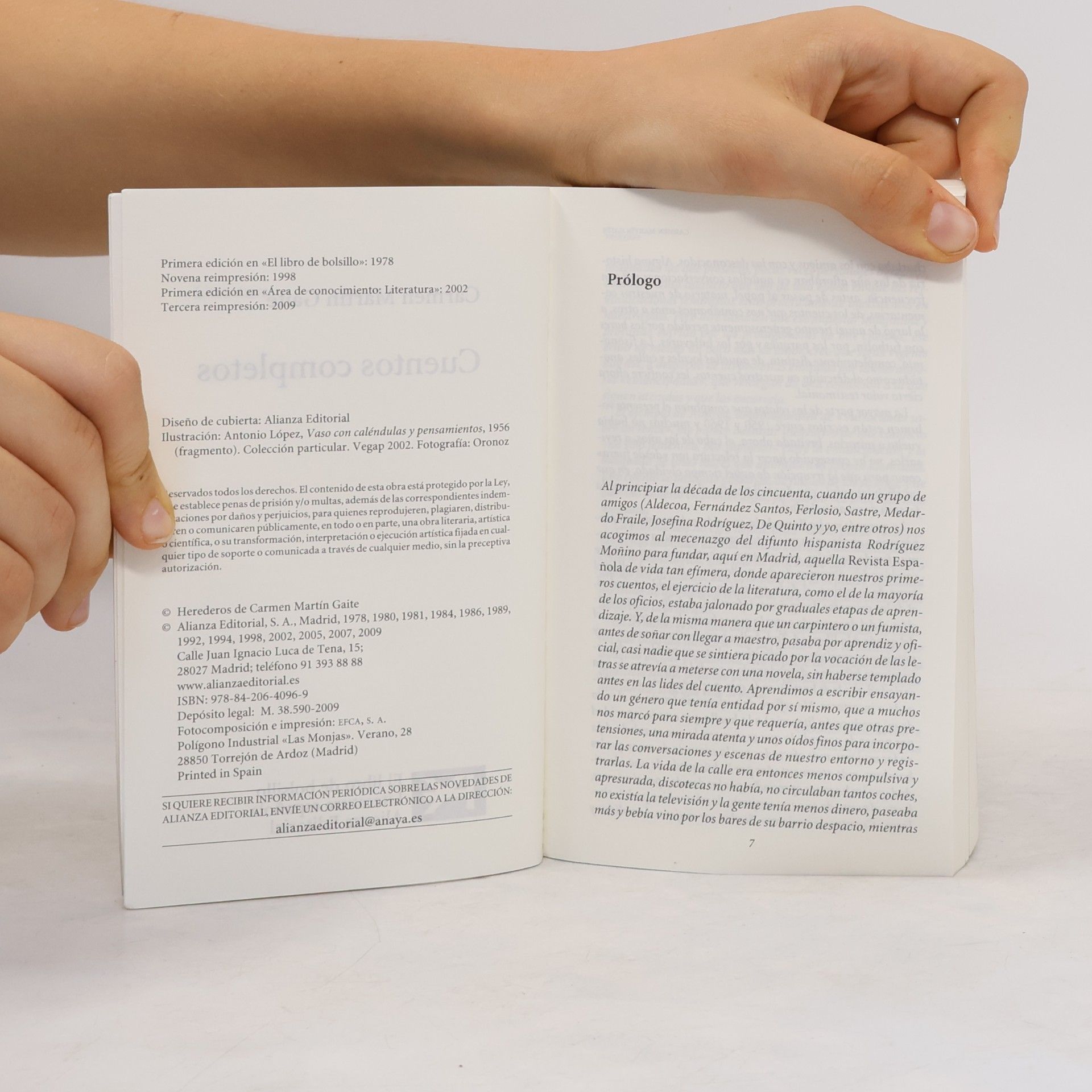 Carmen Martín Gaite Literatura: Cuentos completos