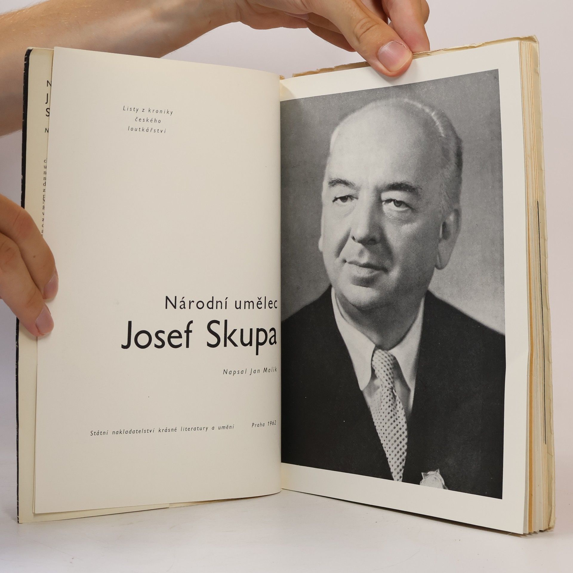 Jan Malík Národní umělec Josef Skupa
