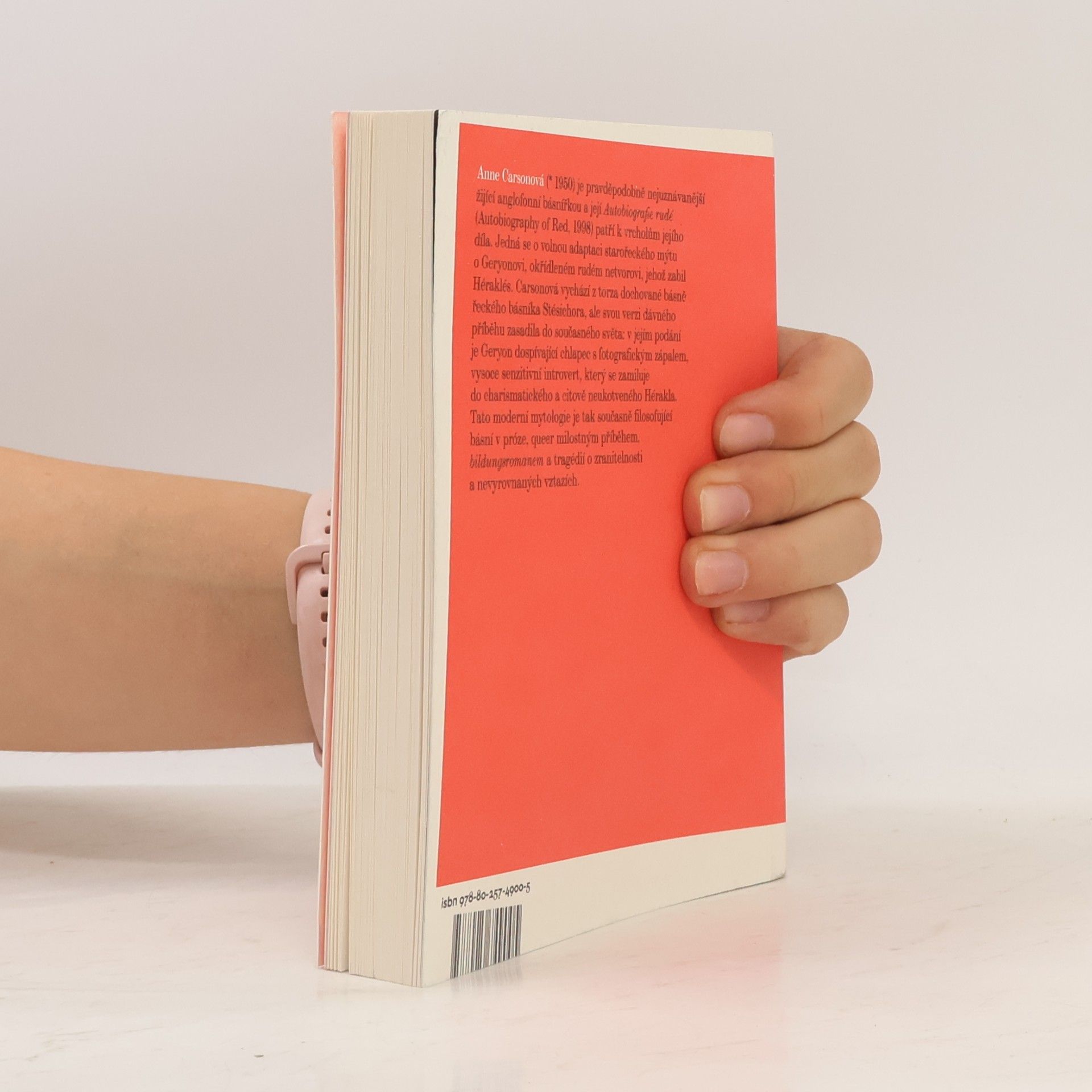 Anne Carson Autobiografie rudé : román ve verších
