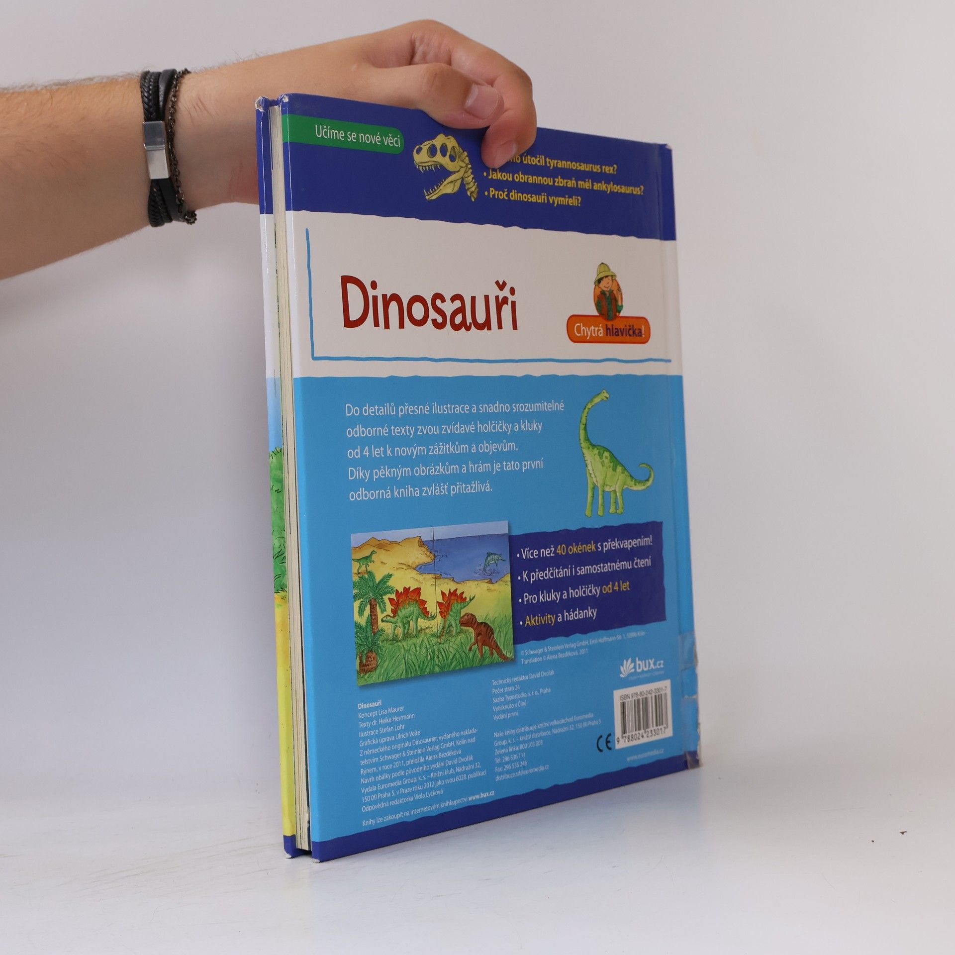 Lisa Maurer Chytrá hlavička: Dinosauři (otevírací okénka)