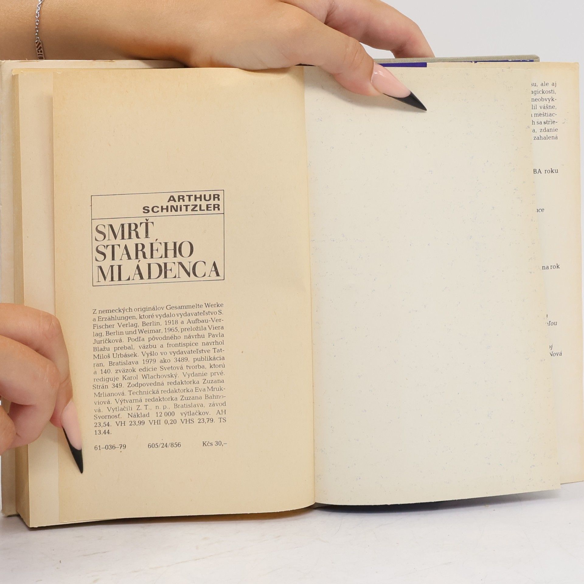 Arthur Schnitzler Smrť starého mládenca