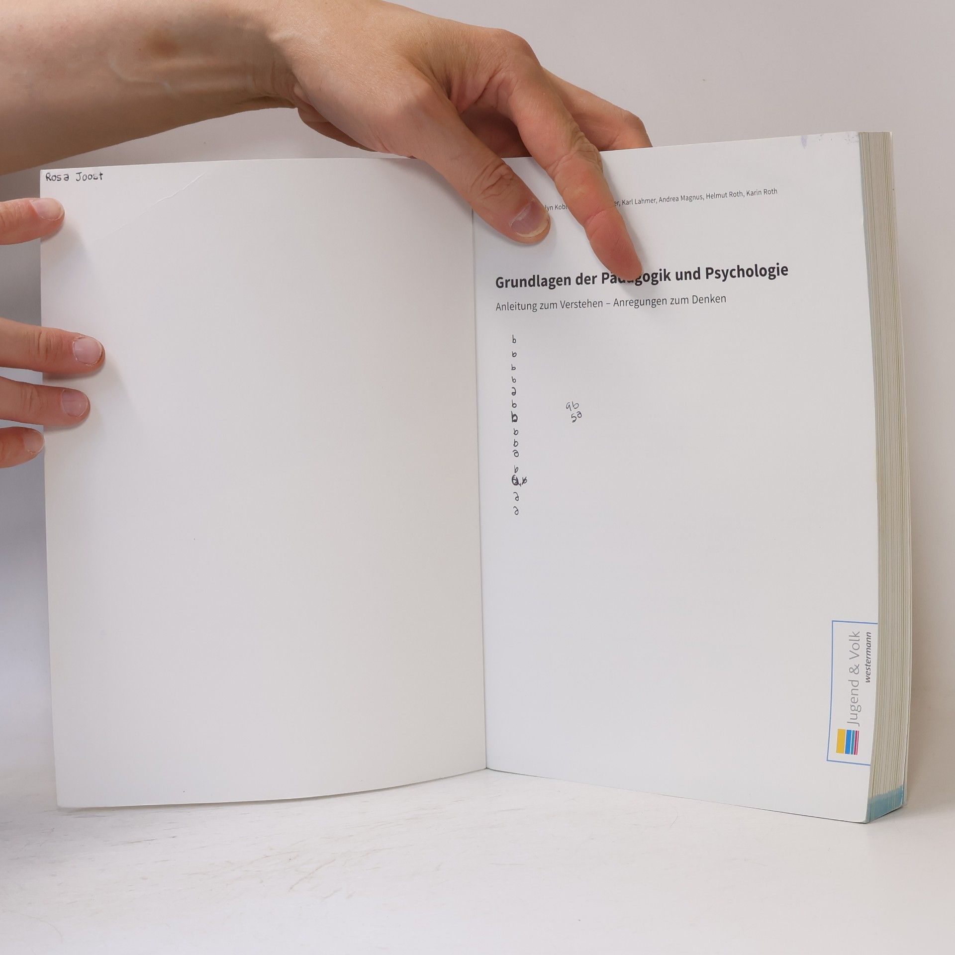 Various authors Grundlagen der Pädagogik und Psychologie