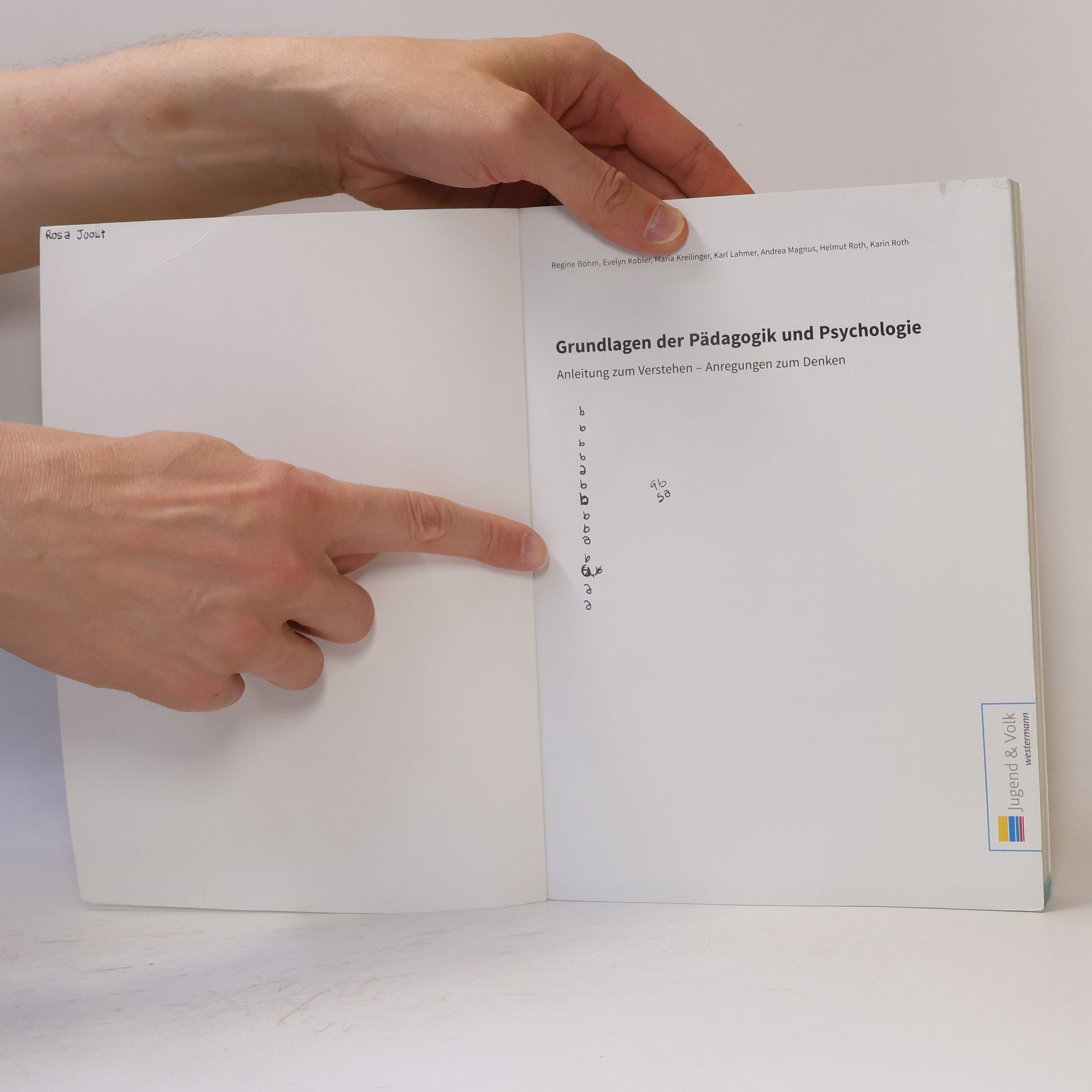 Various authors Grundlagen der Pädagogik und Psychologie