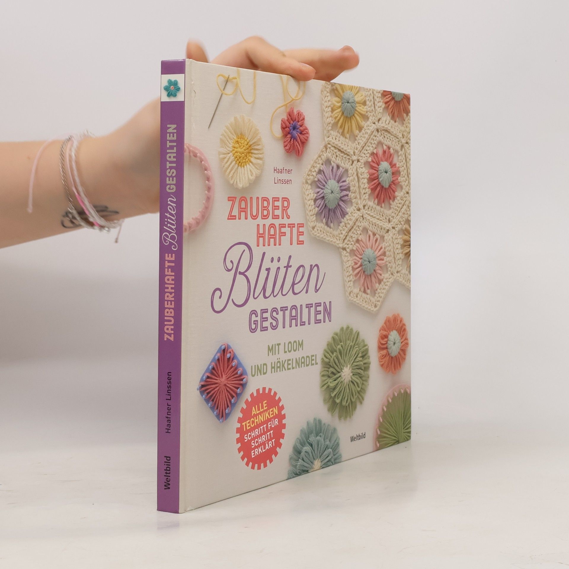 Zauberhafte Blüten gestalten mit Loom und Häkelnadel