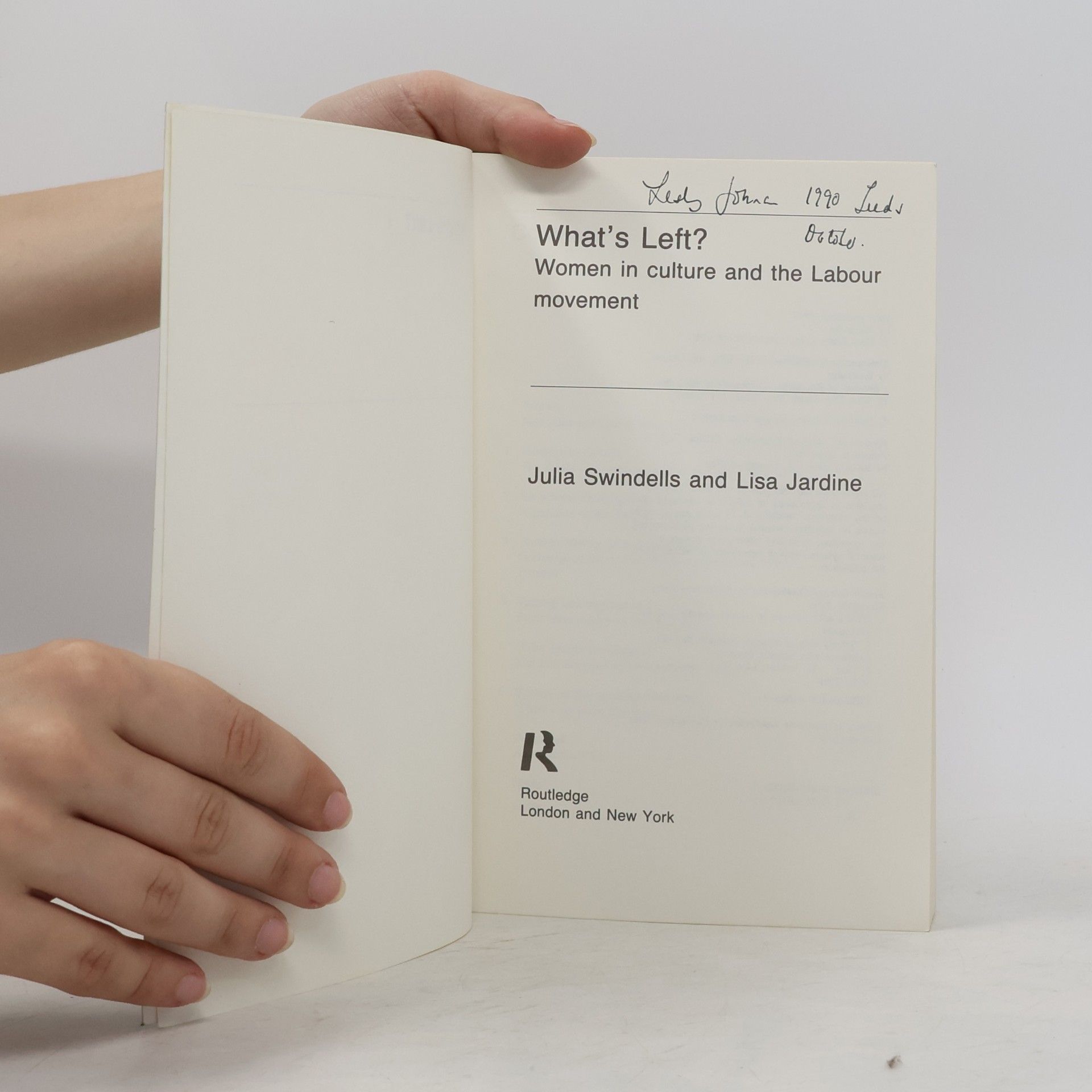 Julia Swindells What's Left?