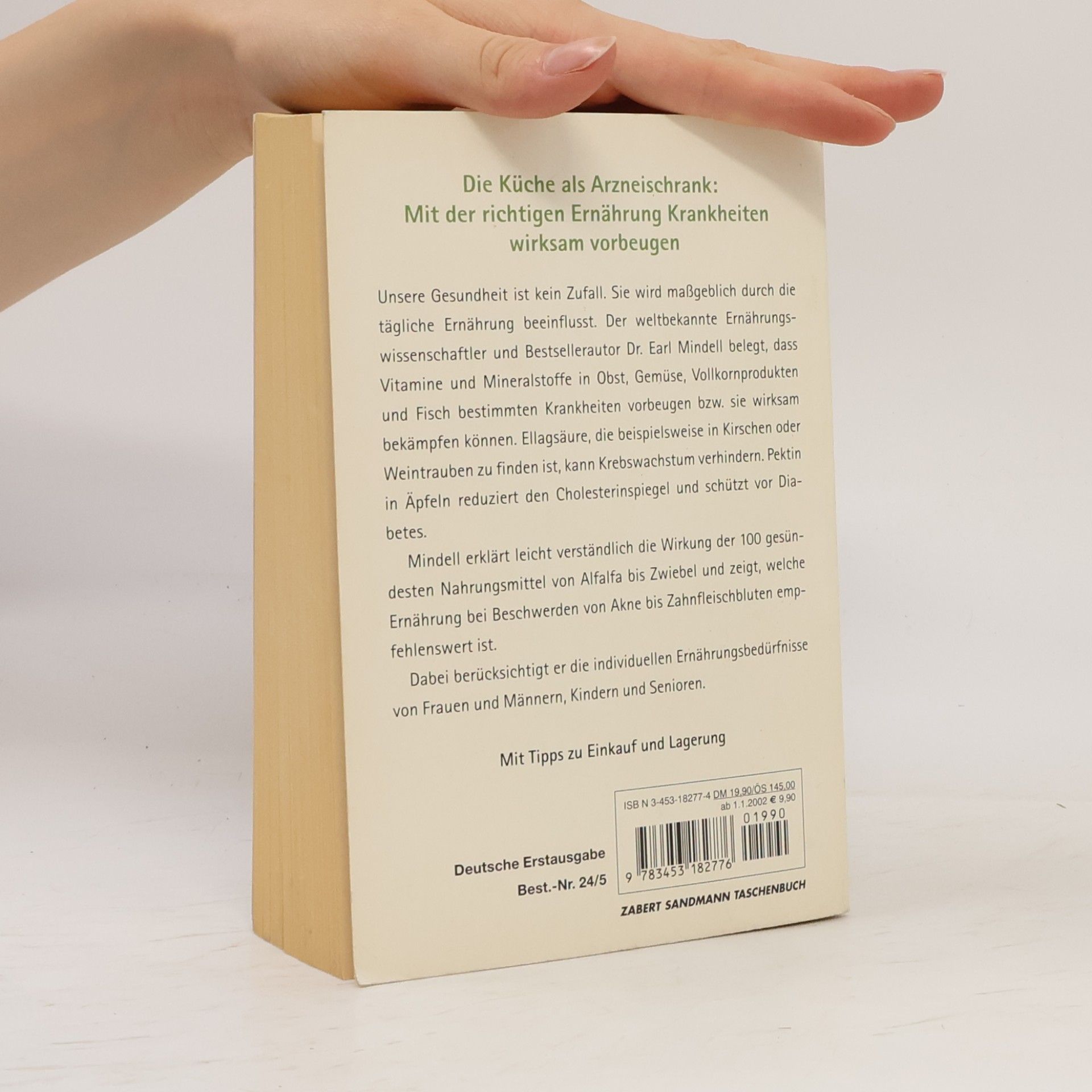 Earl Mindell Die Ernährungsbibel