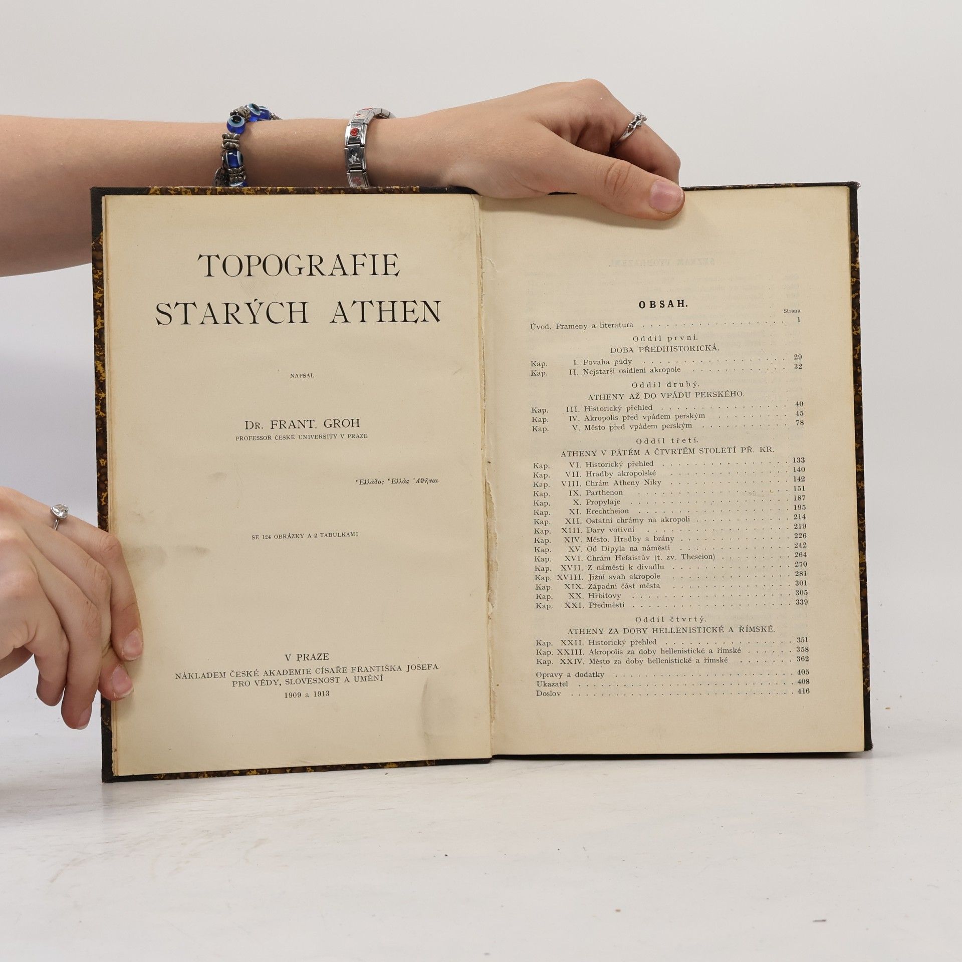 František Groh Topografie starých Athen