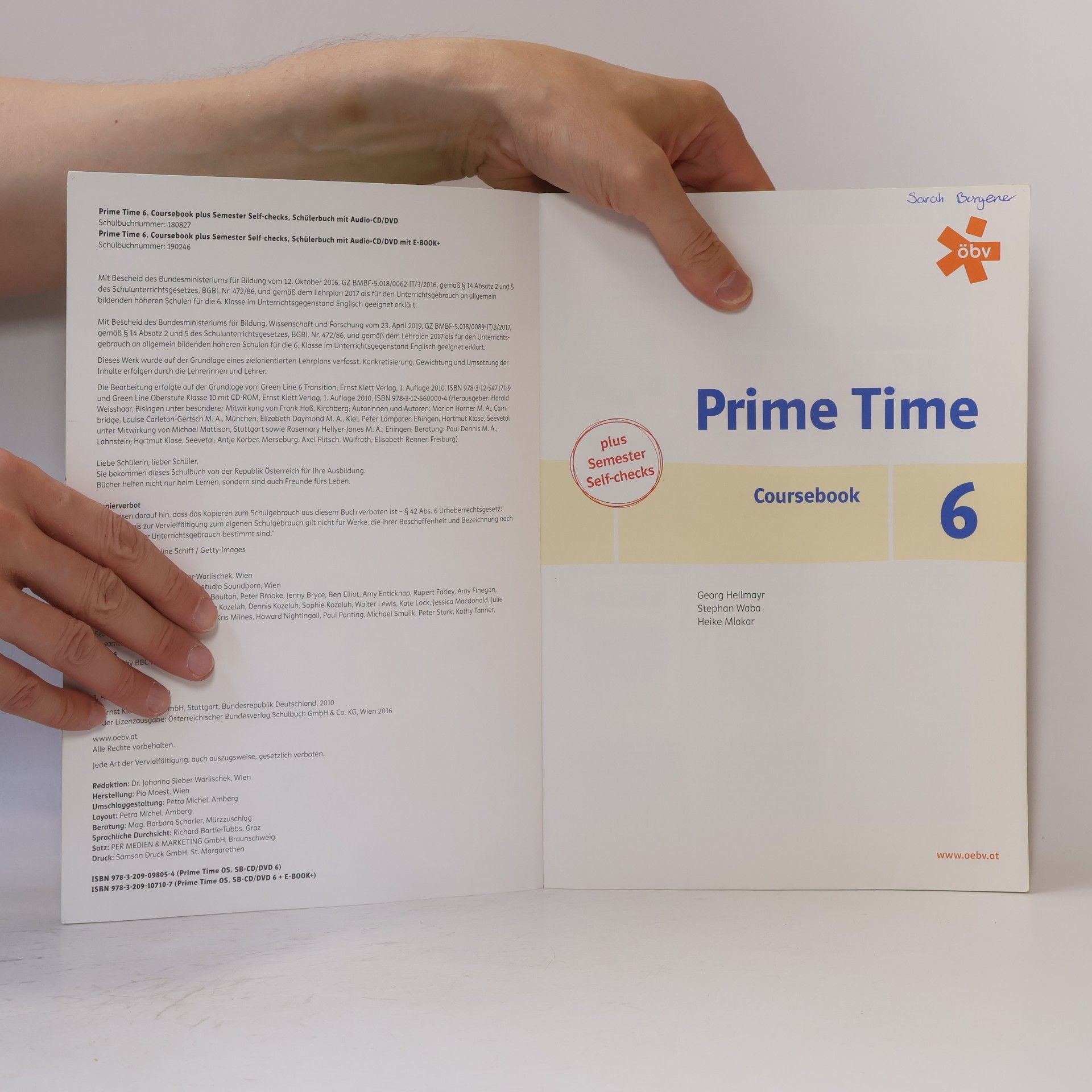Autores varios Prime Time: Coursebook 6