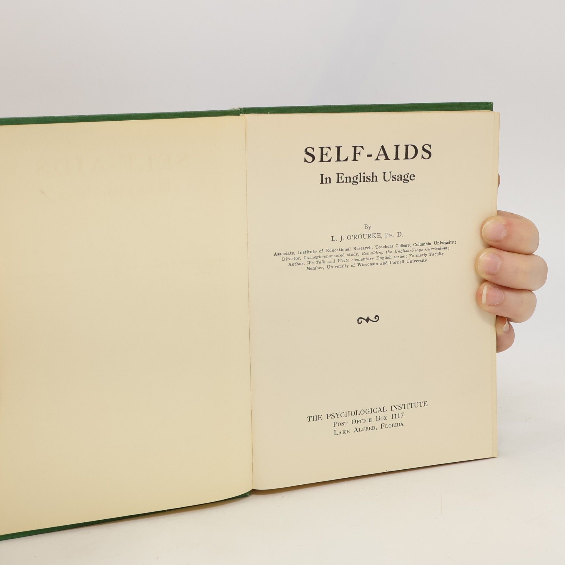 Lawrence O'Rourke Self AIDS in English Usage