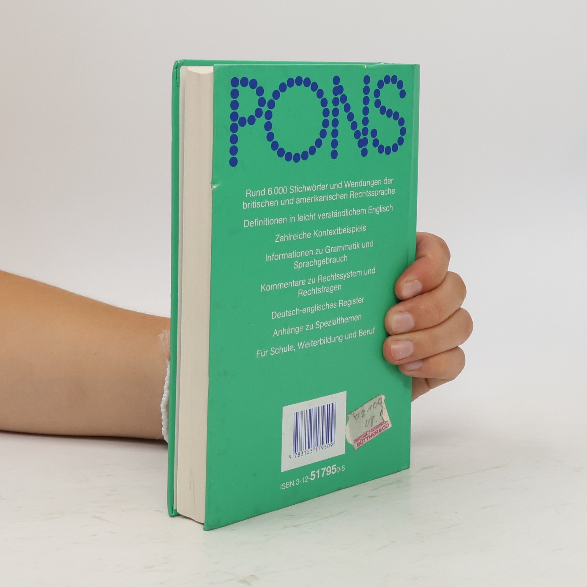 P. H. Collin PONS Fachwörterbuch Recht