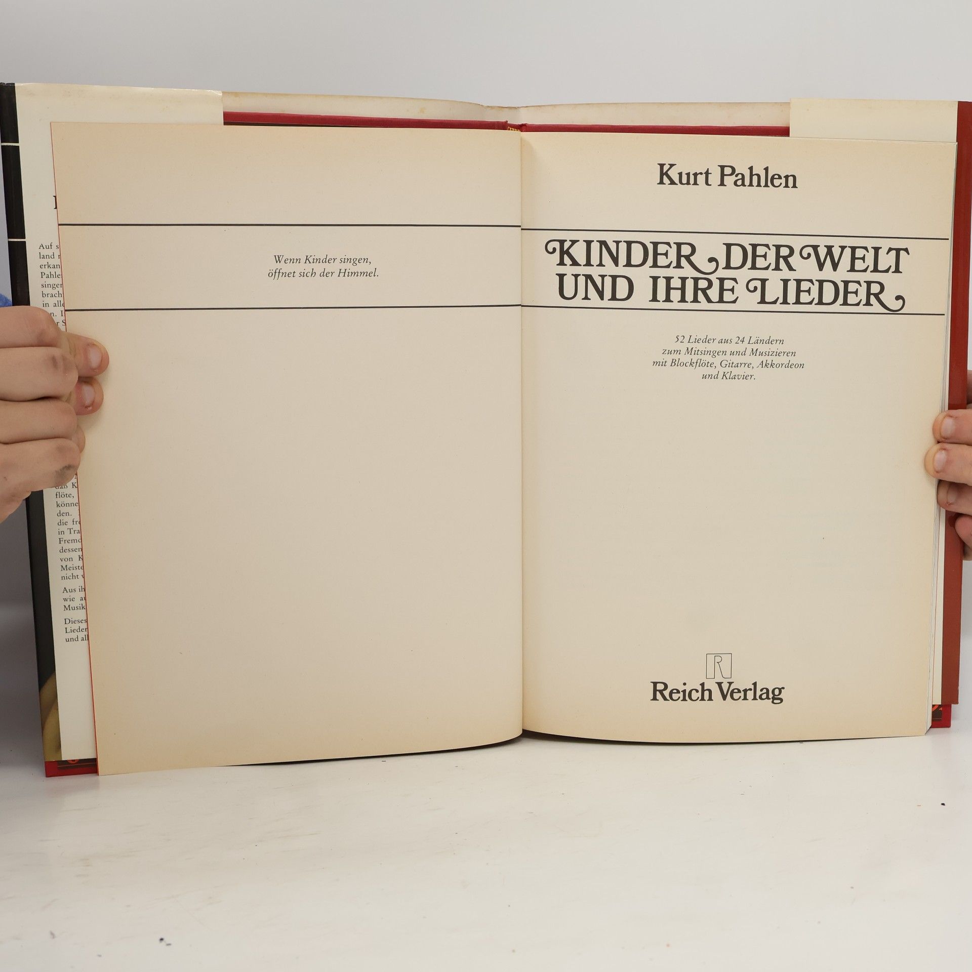 Kurt Pahlen Kinder der Welt und ihre Lieder