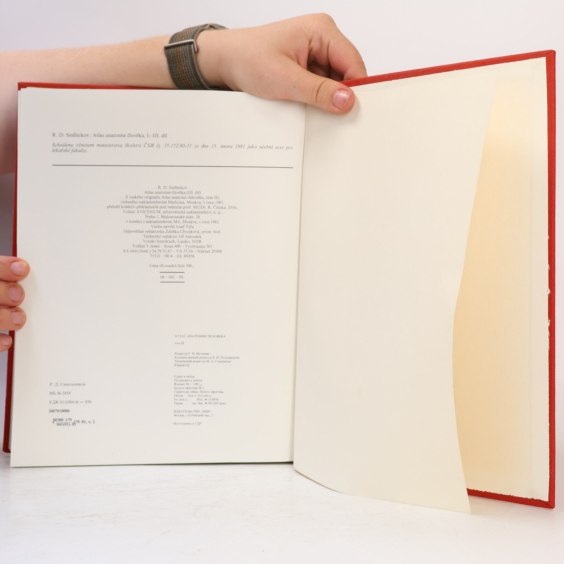 R. D. Sinělnikov Atlas anatomie člověka III. díl