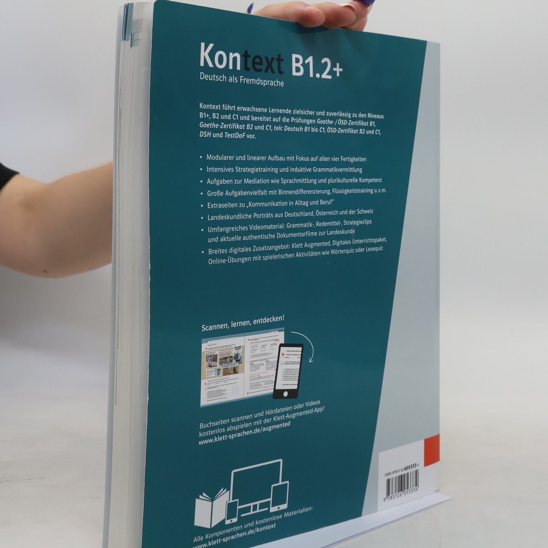 Ute Koithan Kontext B1.2+. Kurs- und Übungsbuch mit Audios und Videos