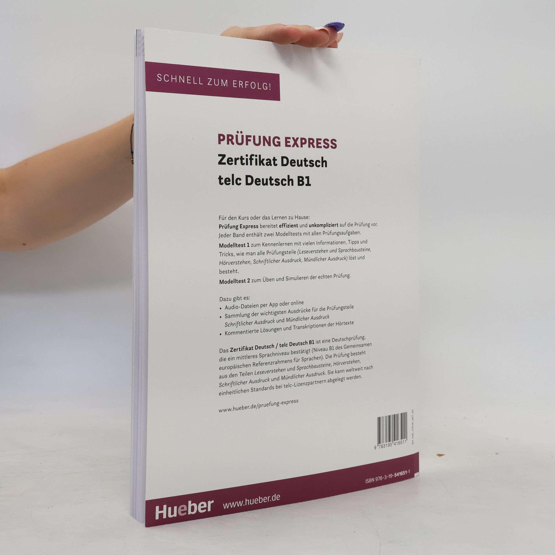 Ludwig Lier Prüfung Express - Zertifikat Deutsch - telc Deutsch B1. Übungsbuch mit Audios Online