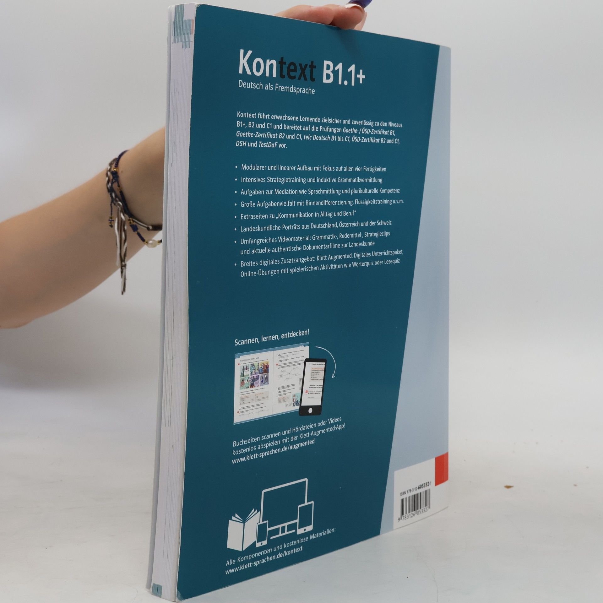 Ute Koithan Kontext B1.1+. Kurs- und Übungsbuch mit Audios und Videos