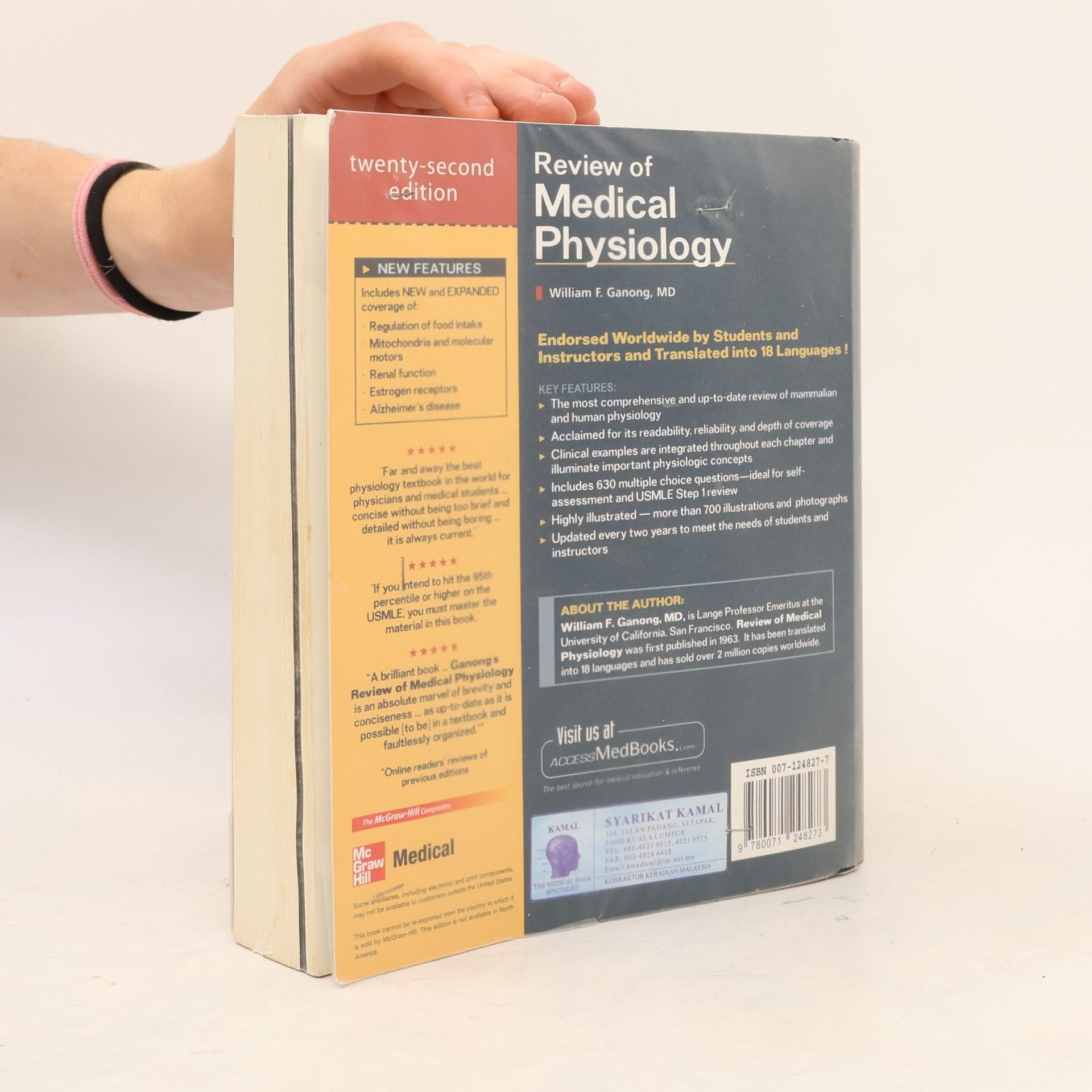 William F. Ganong Review of Medical Physiology
