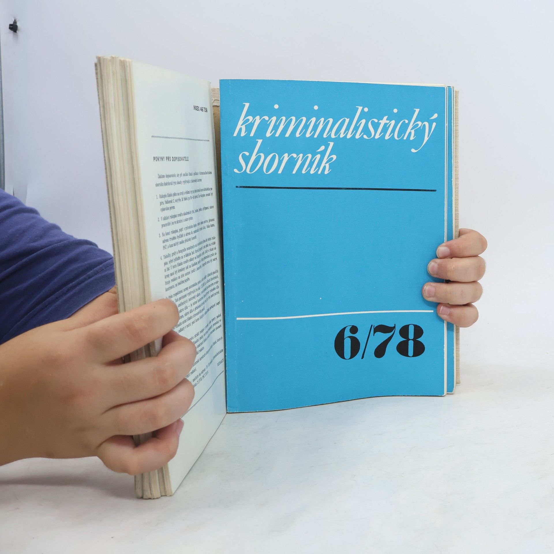Various authors Kriminalistický sborník 22. 1-12