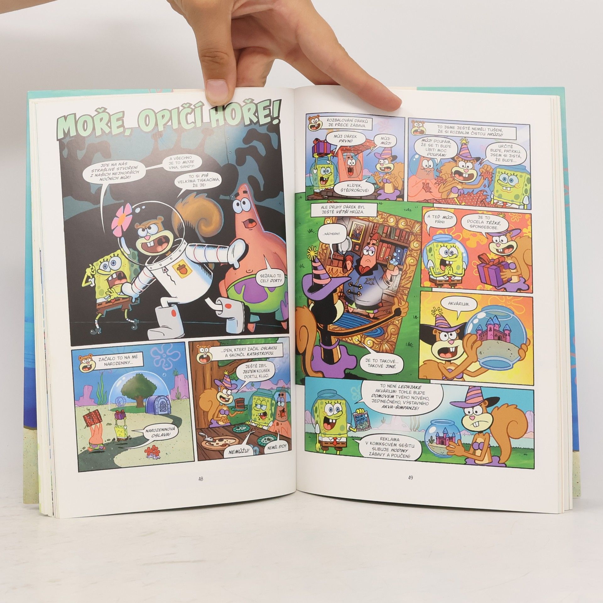 Stephen Hillenburg SpongeBob : komiks. Č. 1, Praštěné podmořské příběhy