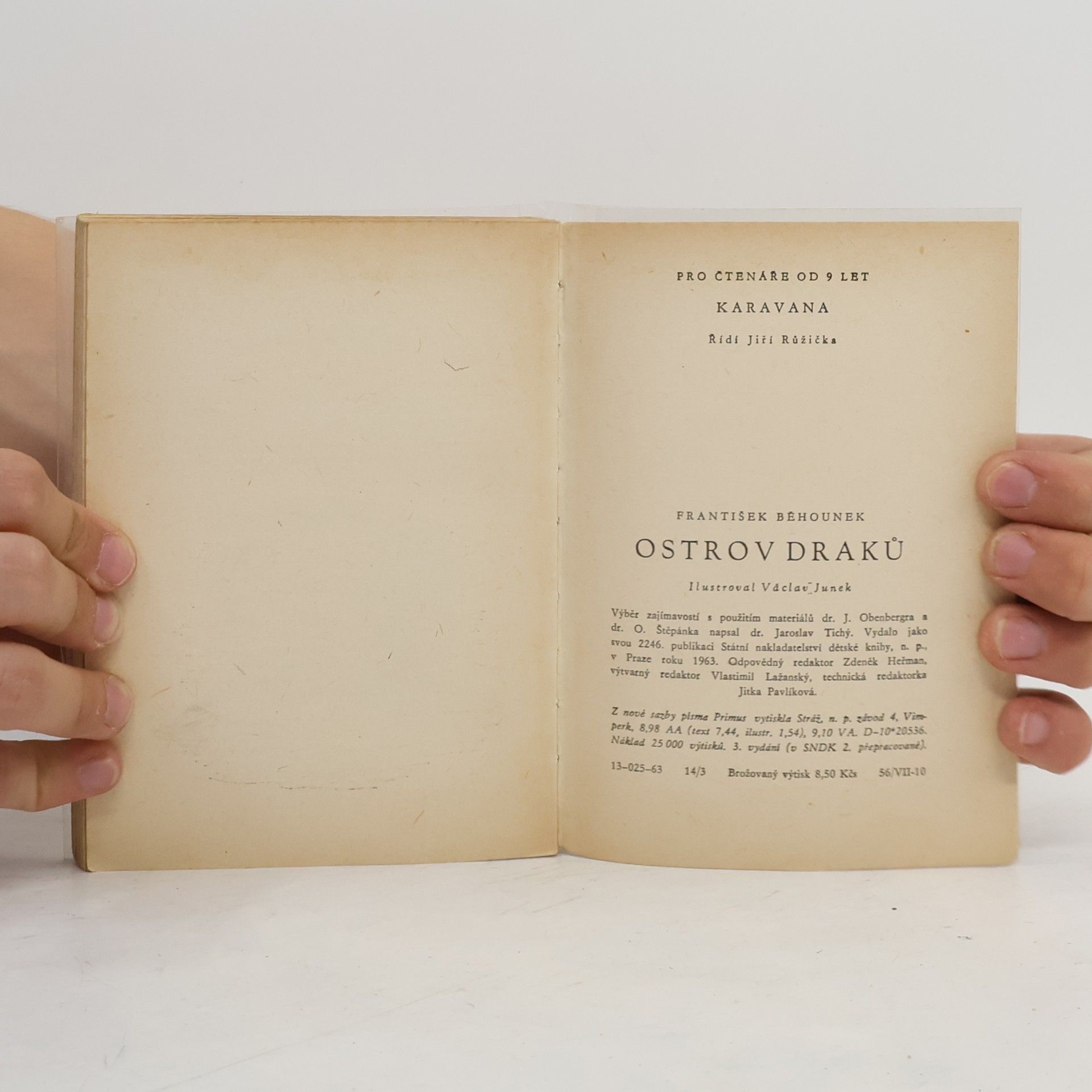František Běhounek Ostrov draků
