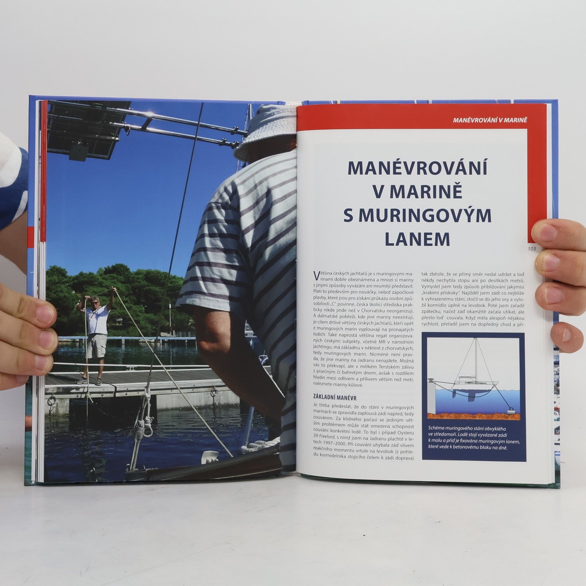 František Novotný Za kormidlem v marině