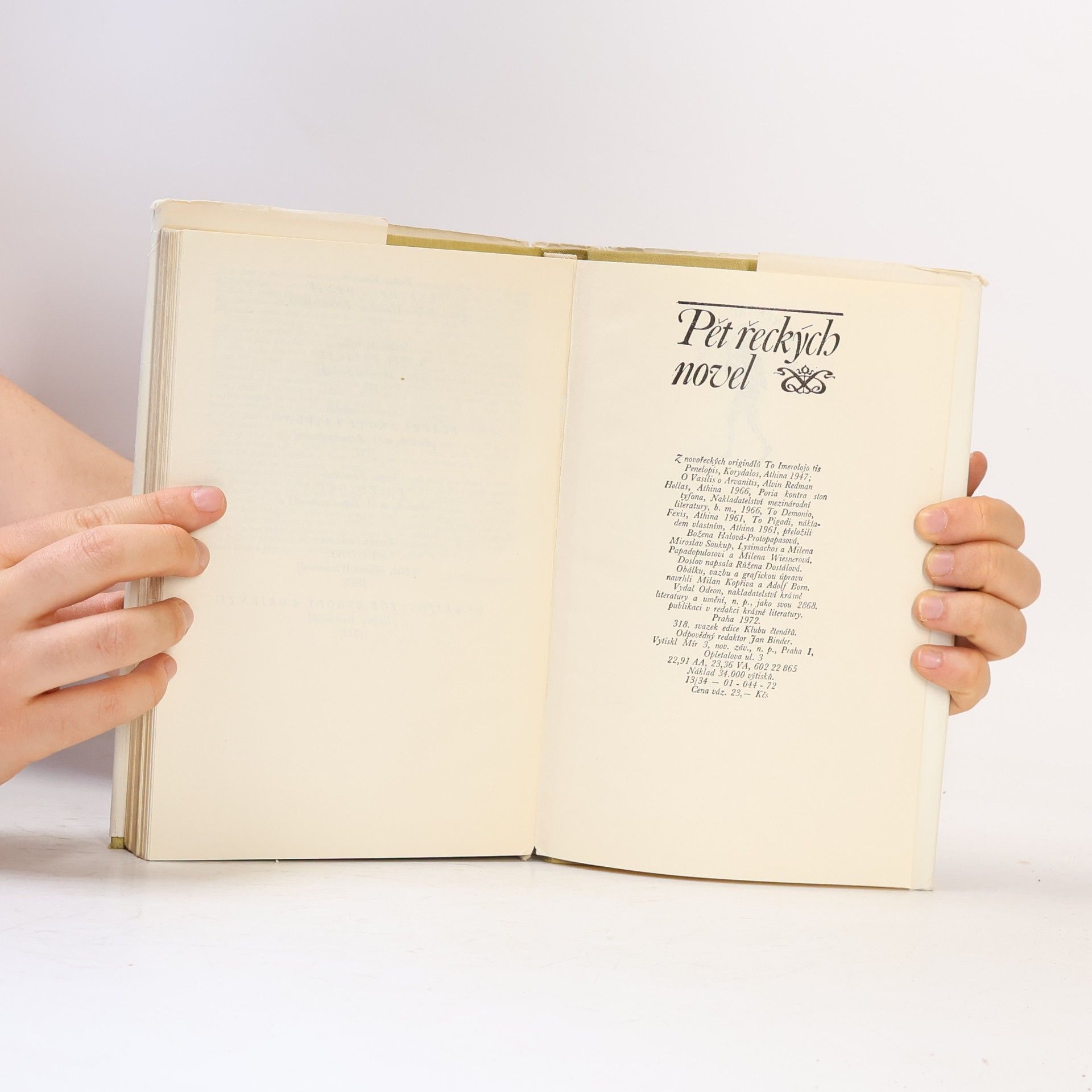 Autores varios Pět řeckých novel