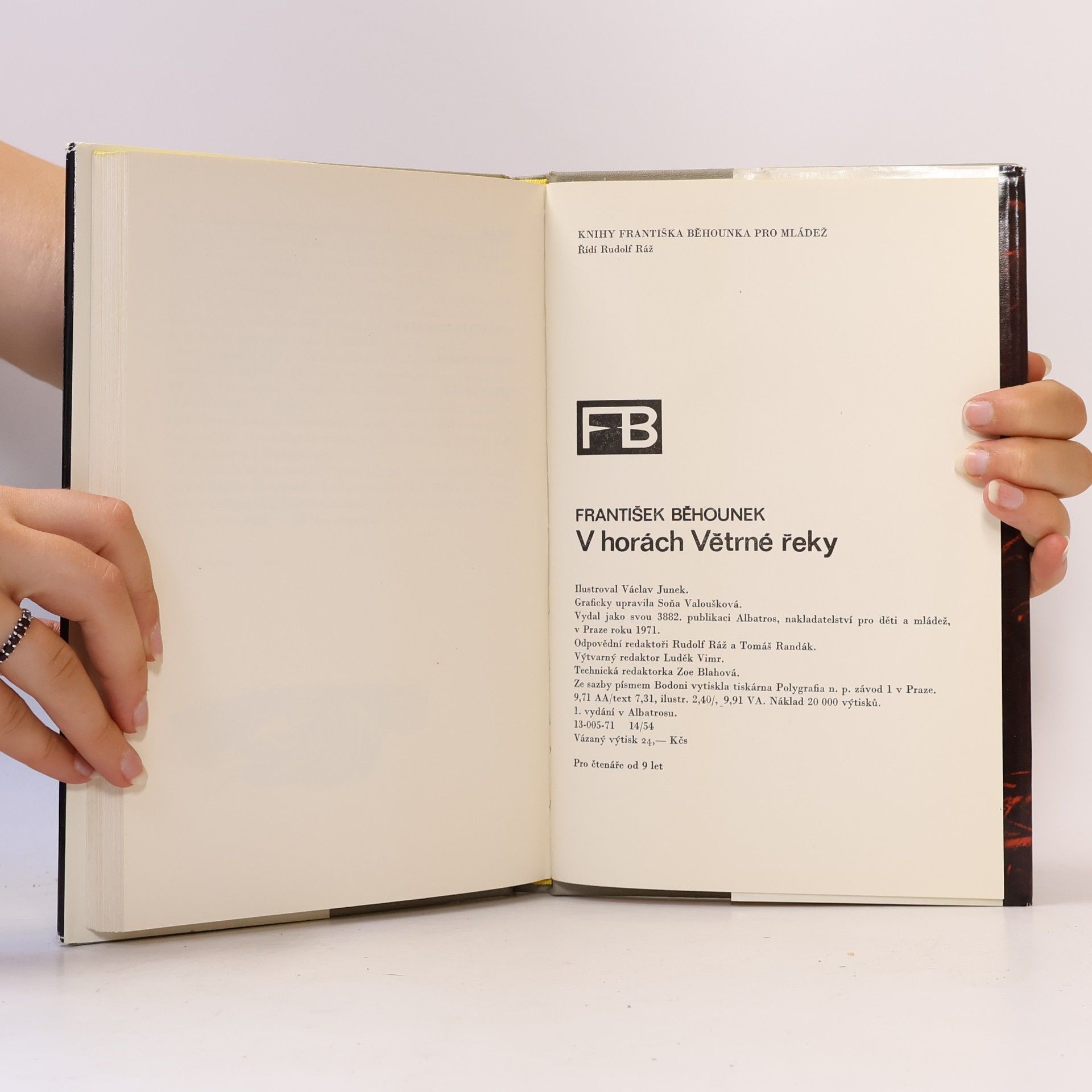 František Běhounek V horách Větrné řeky