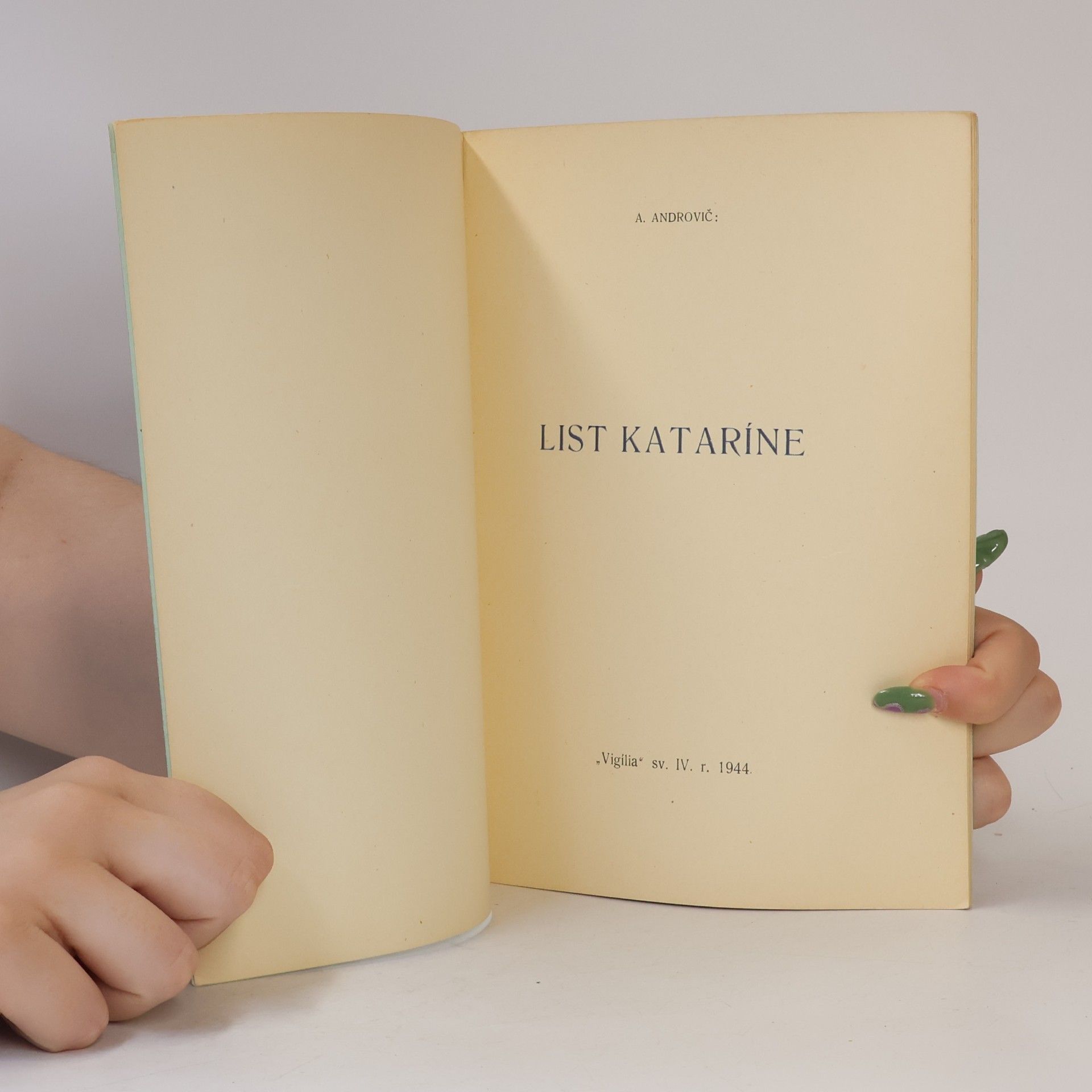 A. Androvič List Kataríne