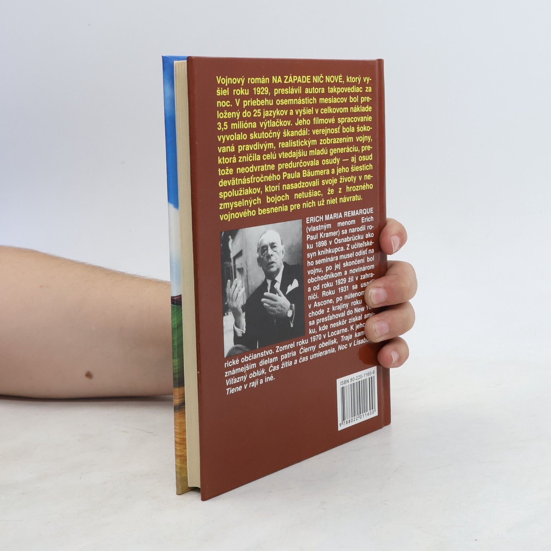 Erich Maria Remarque Na Západe nič nové