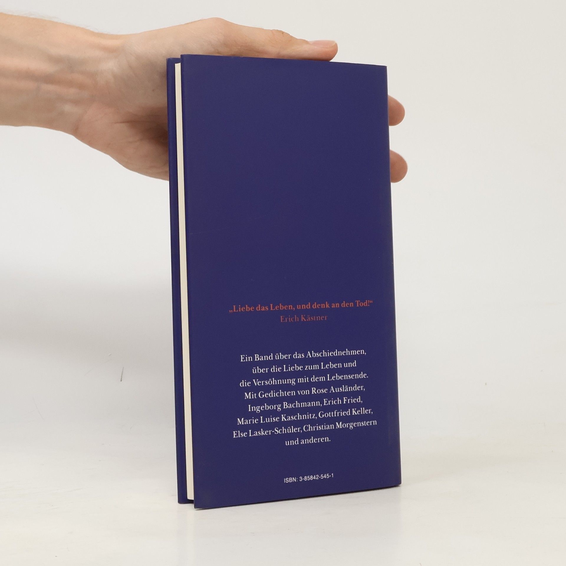 Verena Kast Diese vorüberrauschende blaue einzige Welt