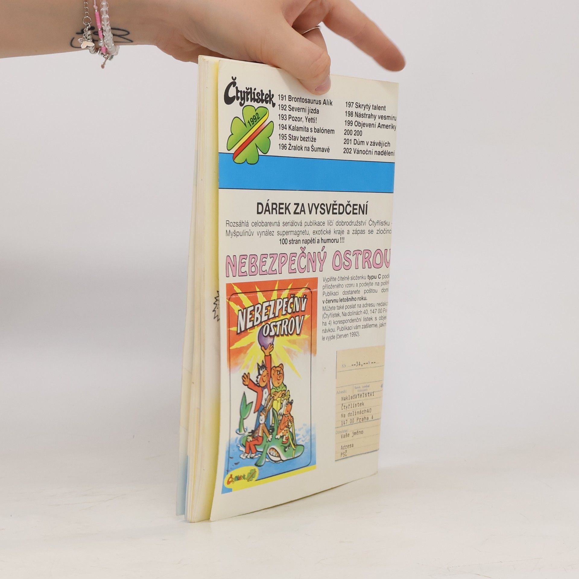 Kolektiv autorů Čtyřlístek 195. 5/1992. Stav beztíže