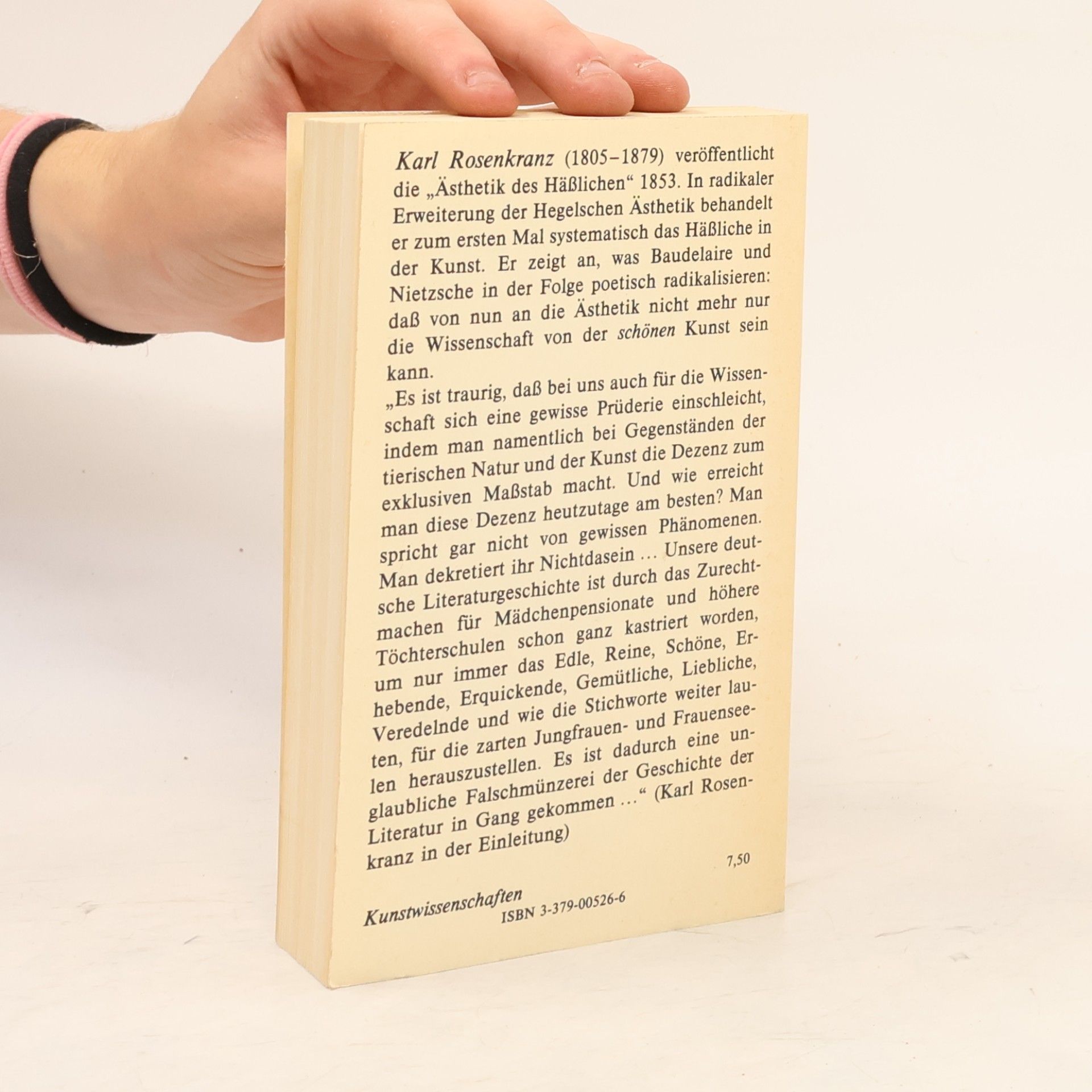 Karl Rosenkranz Ästhetik des Hässlichen