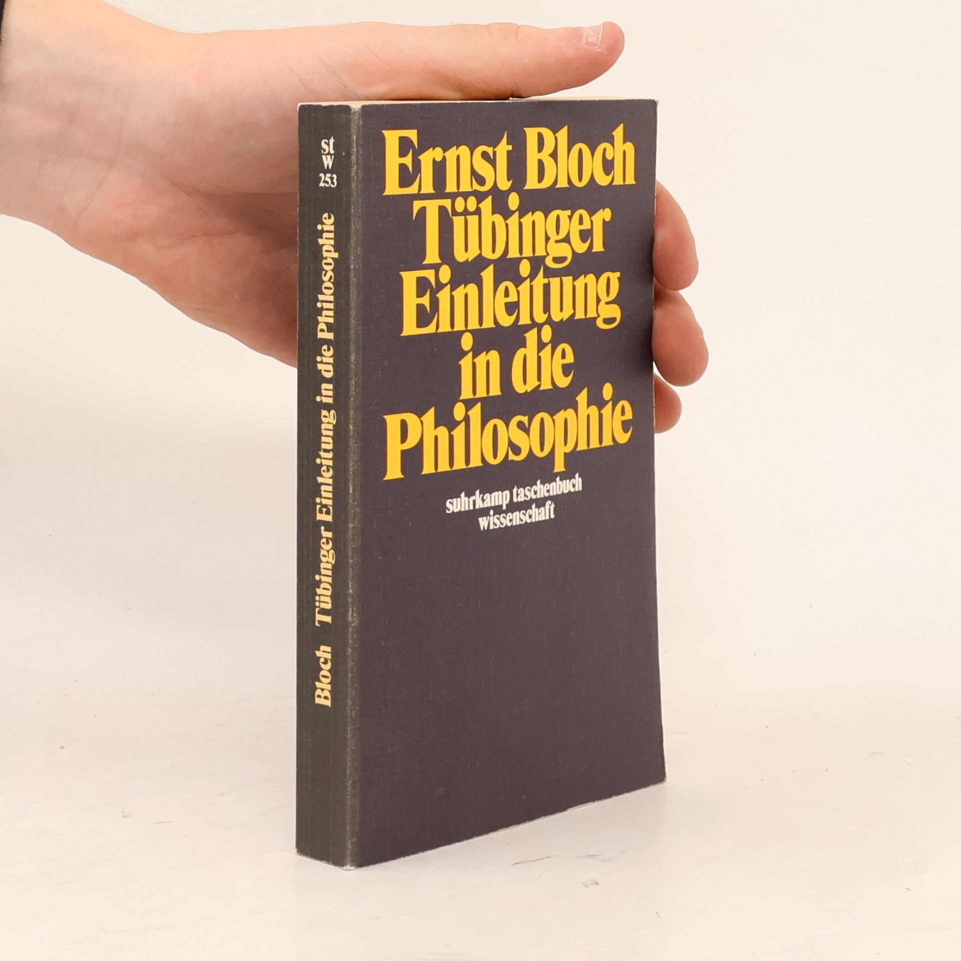 Ernst Bloch Suhrkamp Taschenbuch Wissenschaft - 253: Tübinger Einleitung in die Philosophie