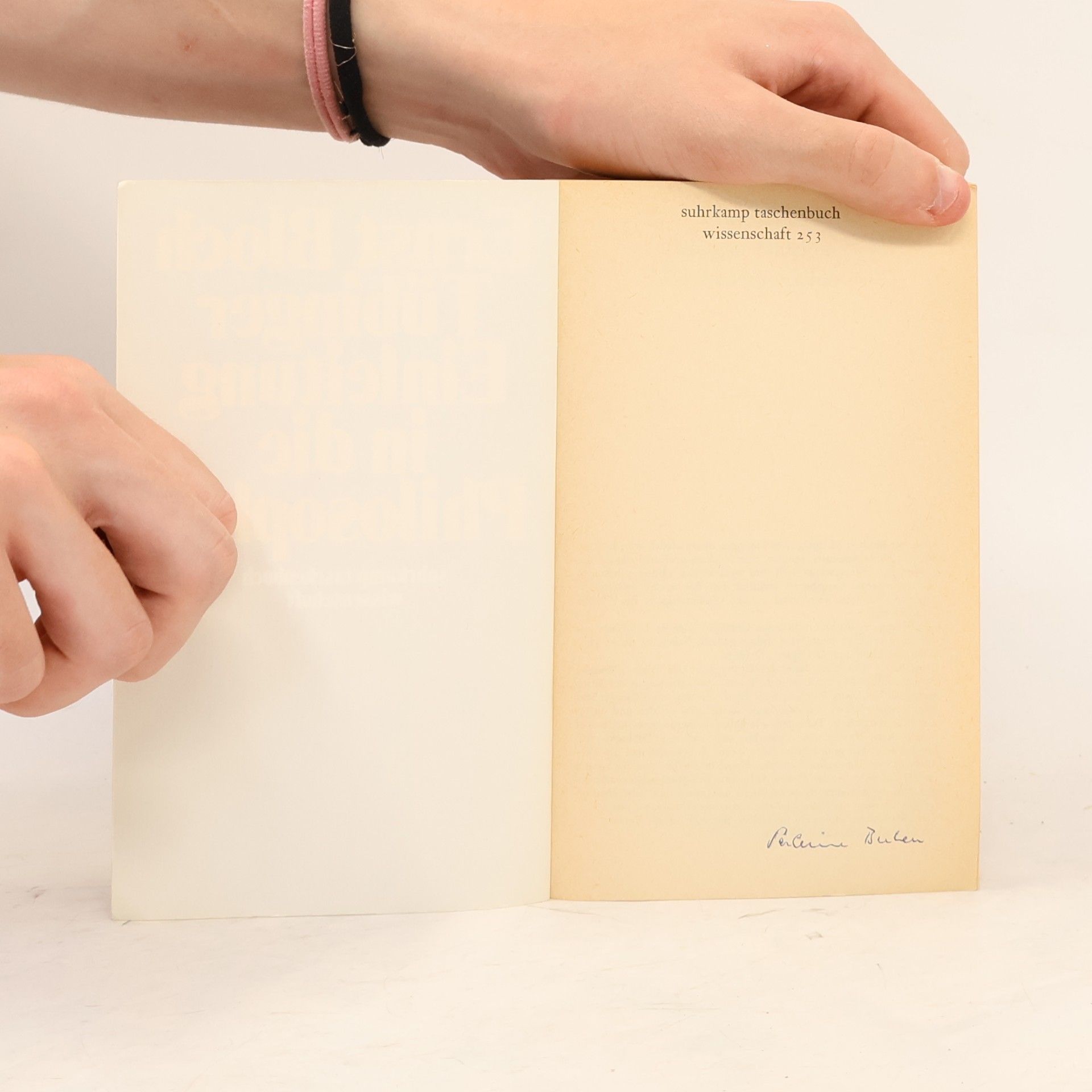 Ernst Bloch Suhrkamp Taschenbuch Wissenschaft - 253: Tübinger Einleitung in die Philosophie