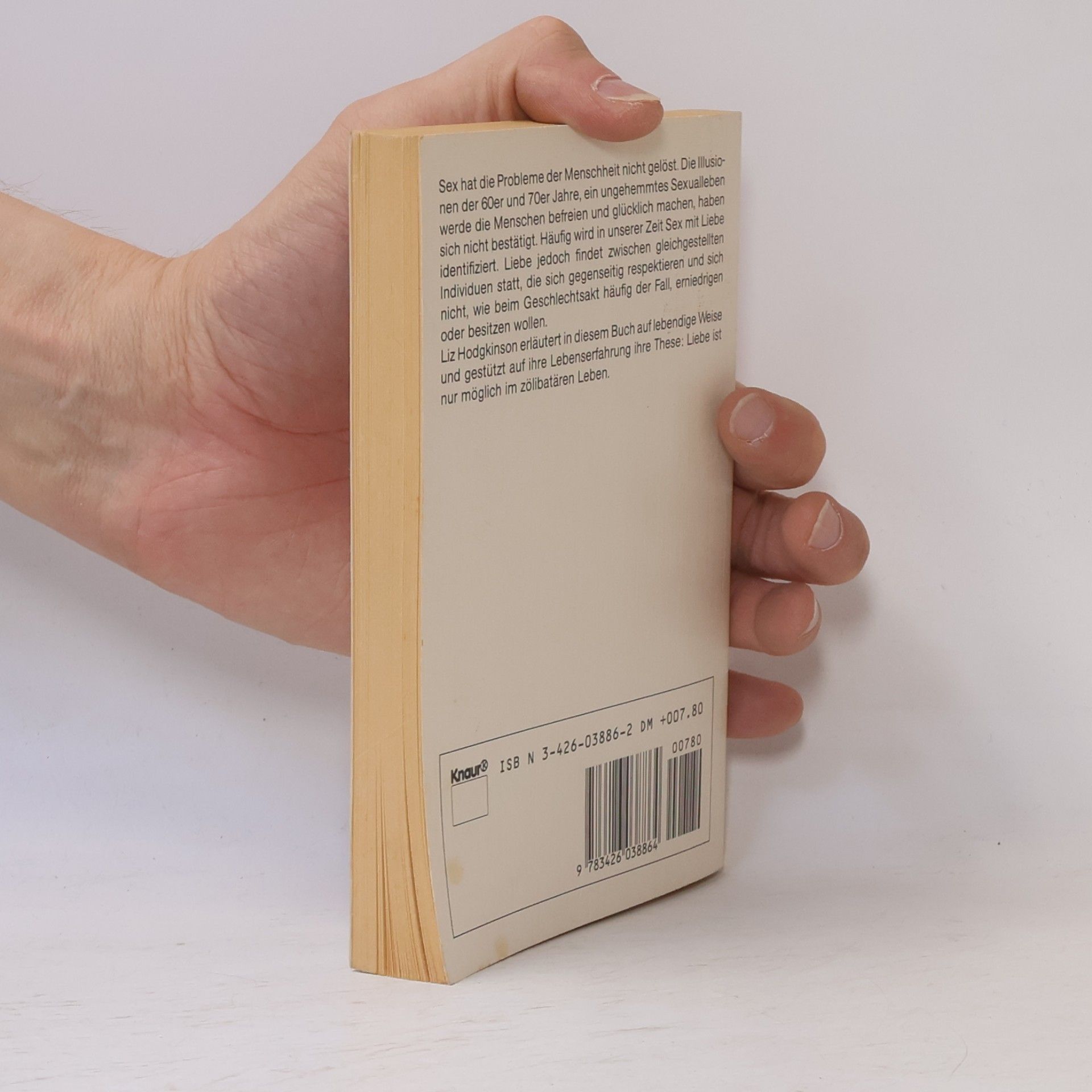 Liz Hodgkinson Knaur Taschenbücher: Sex ist nicht das Wichtigste