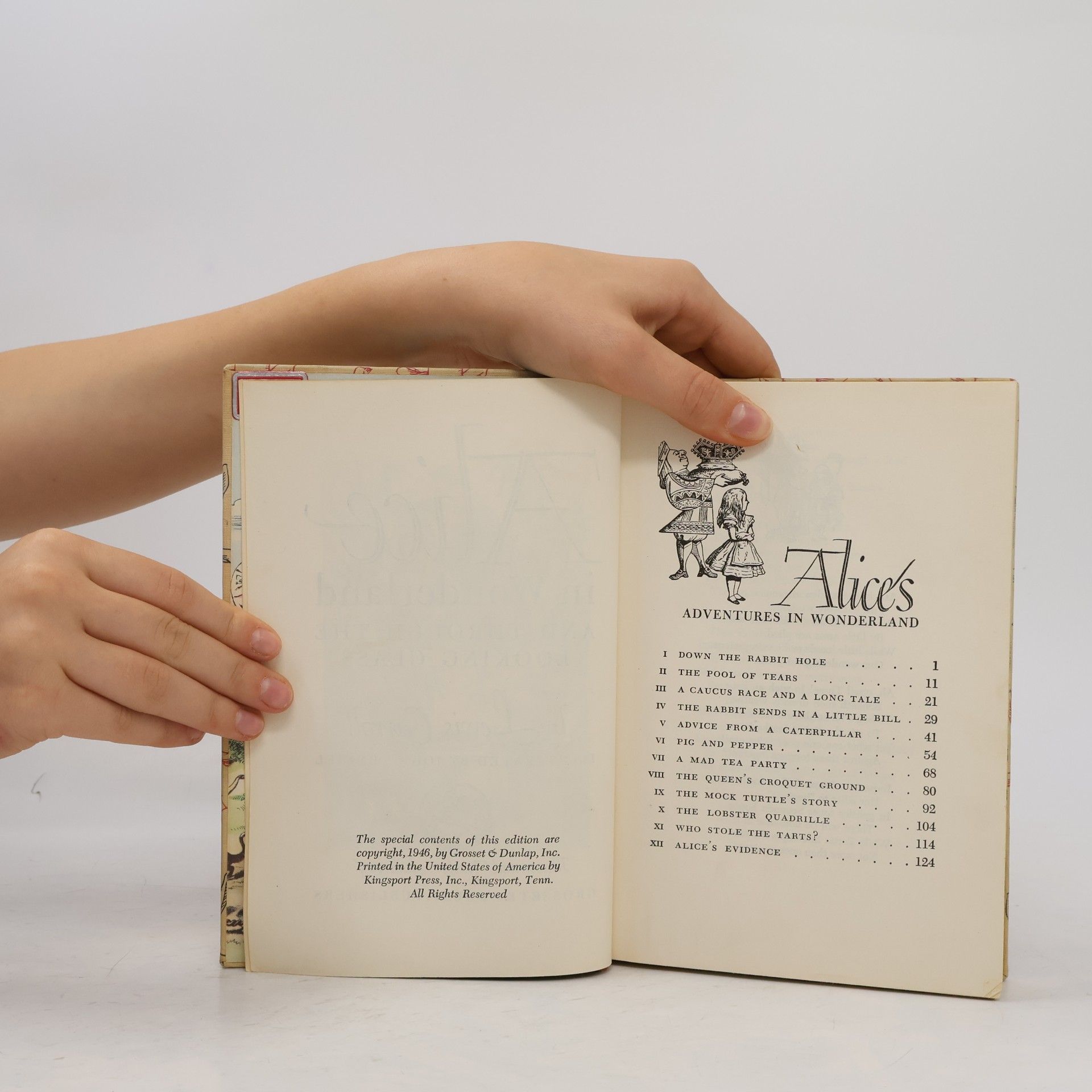 Lewis Carroll Alice in Wonderland & Through the Looking Glass