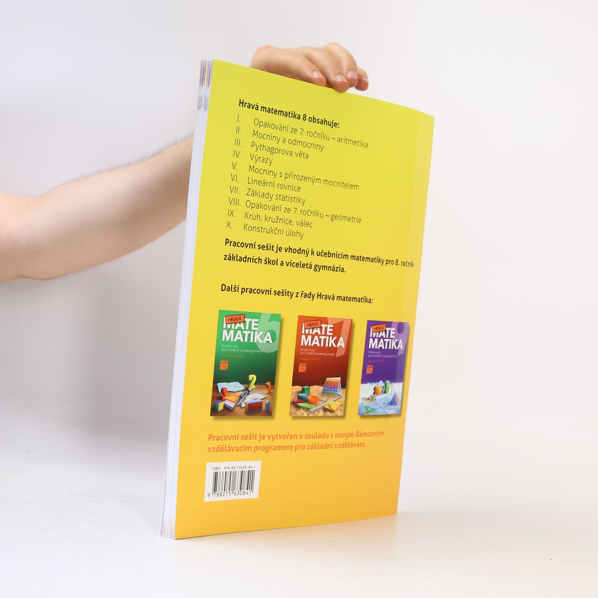Autorenkollektiv Hravá matematika 8 : pracovní sešit pro 8. ročník ZŠ a víceletá gymnázia