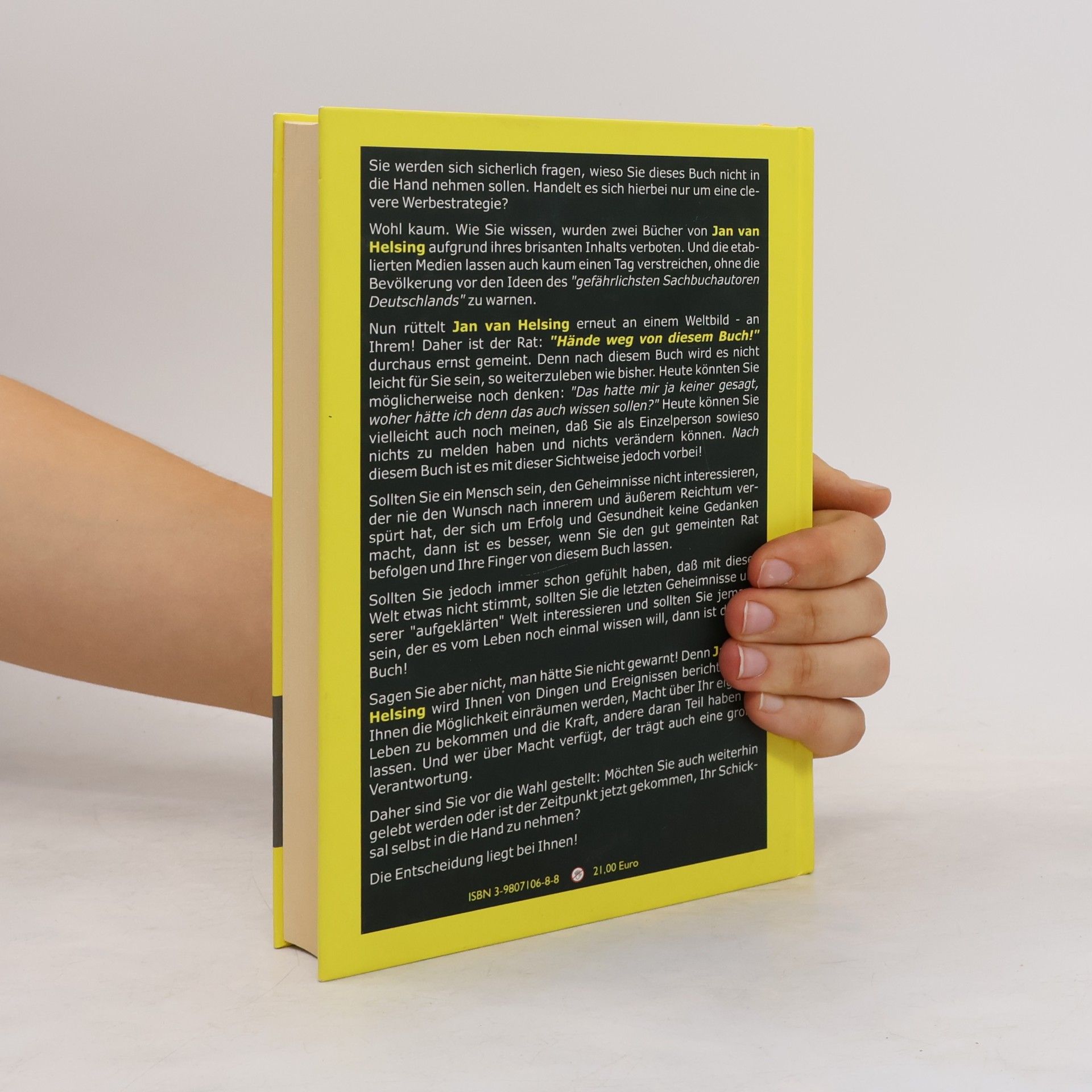 Jan Udo Holey Hände Weg von Diesem Buch!