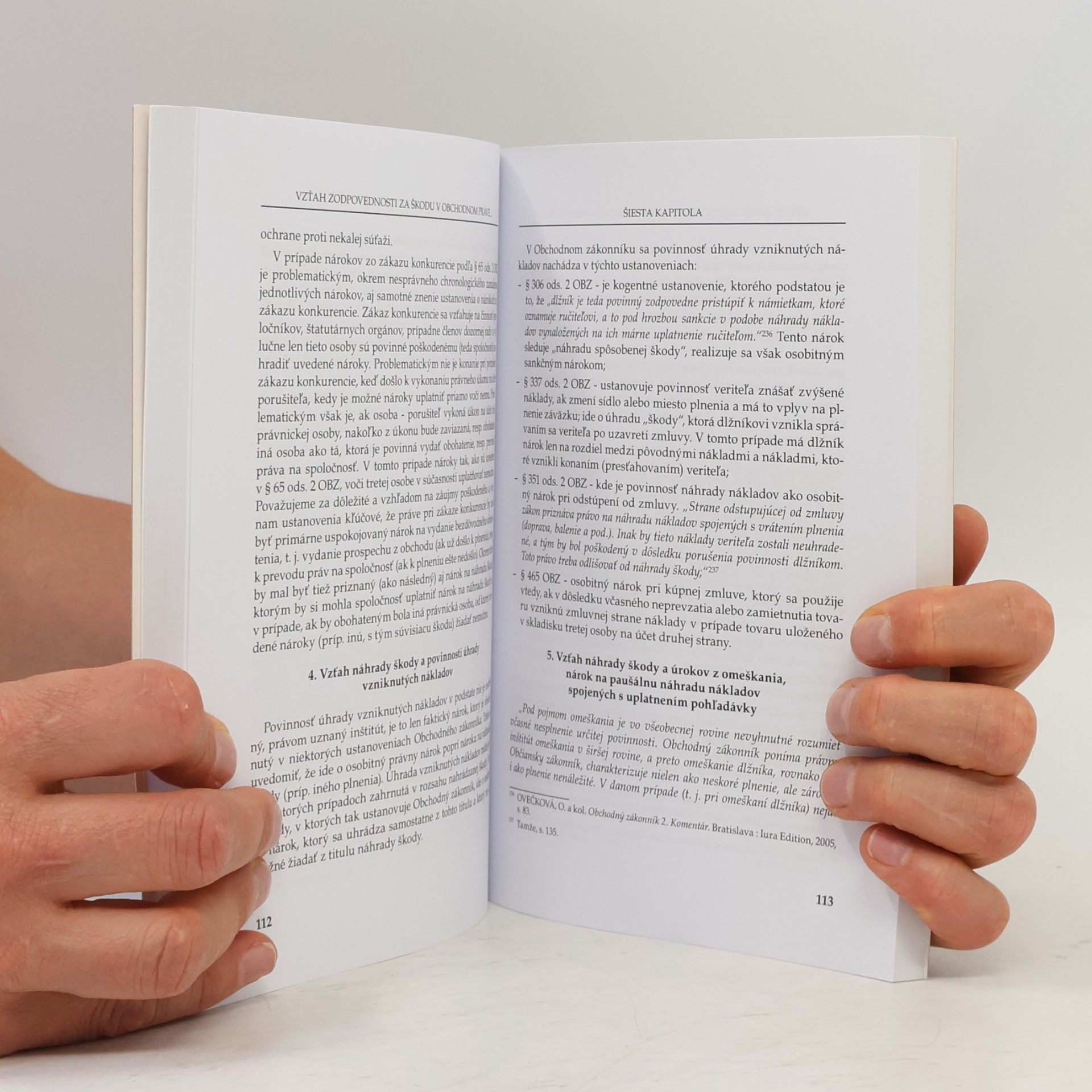 Jana Mitterpachová Zodpovednost̕ za škodu v obchodnom práve (monografia)