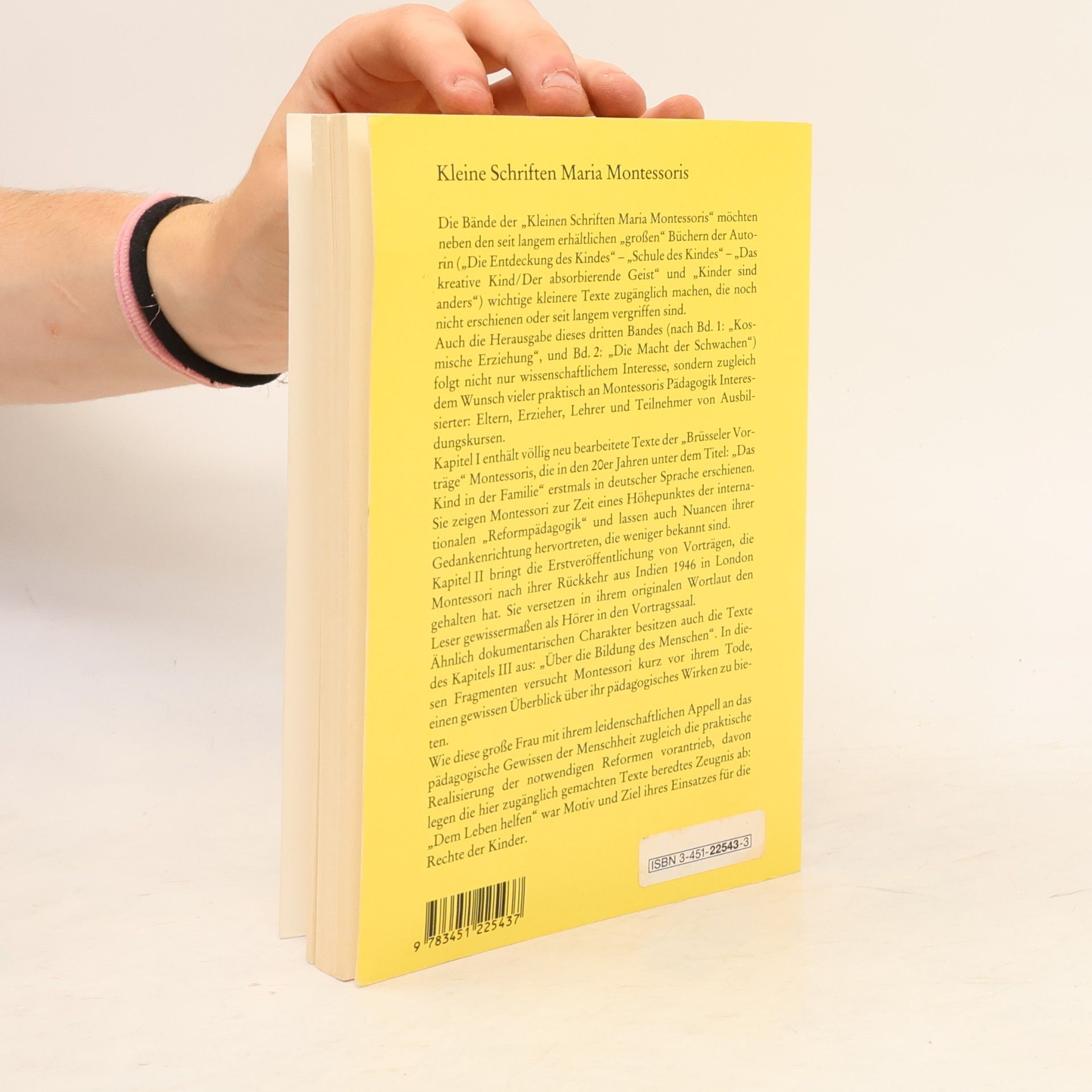 Maria Montessori Kleine Schriften Maria Montessoris 3