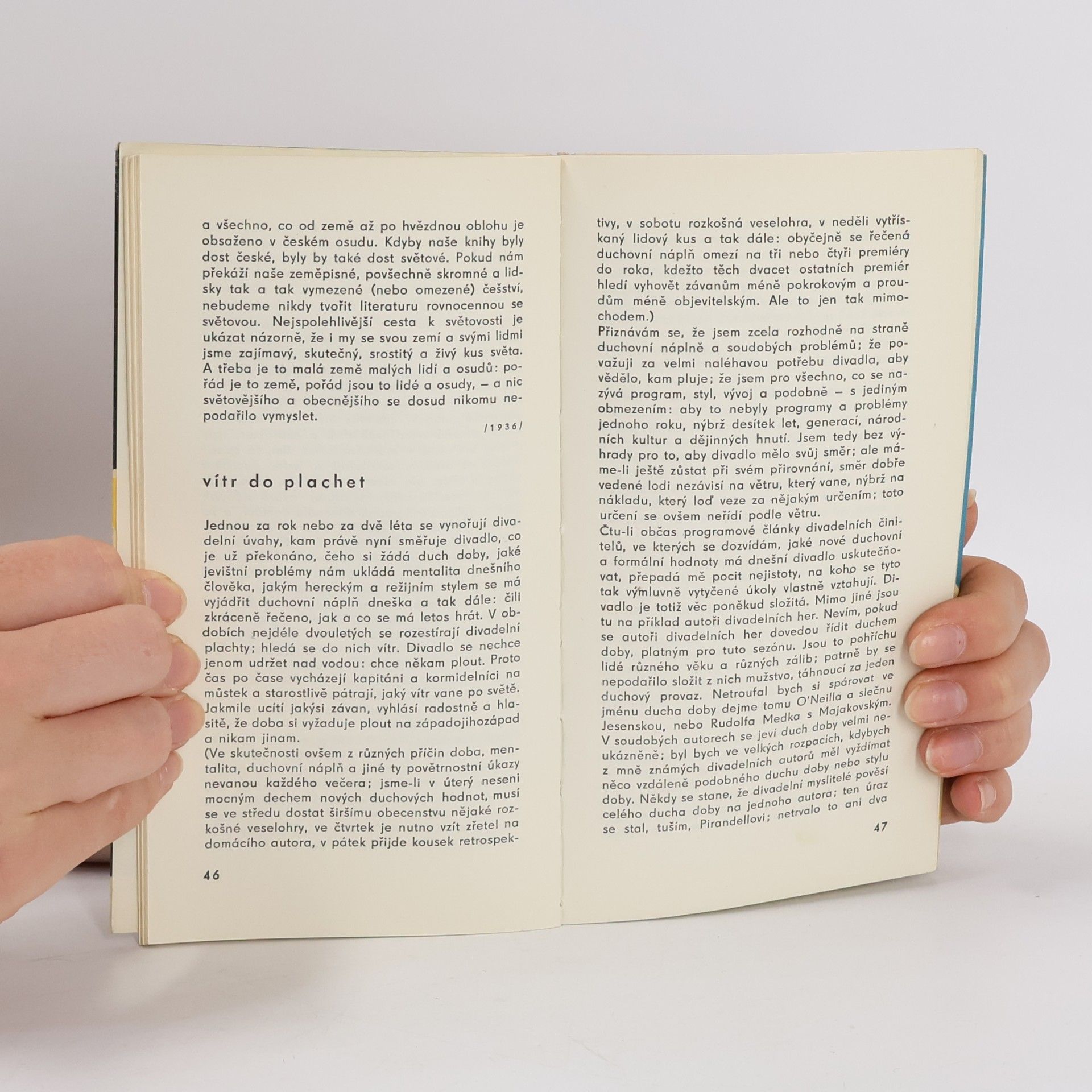 Karel Čapek Poznámky o tvorbě
