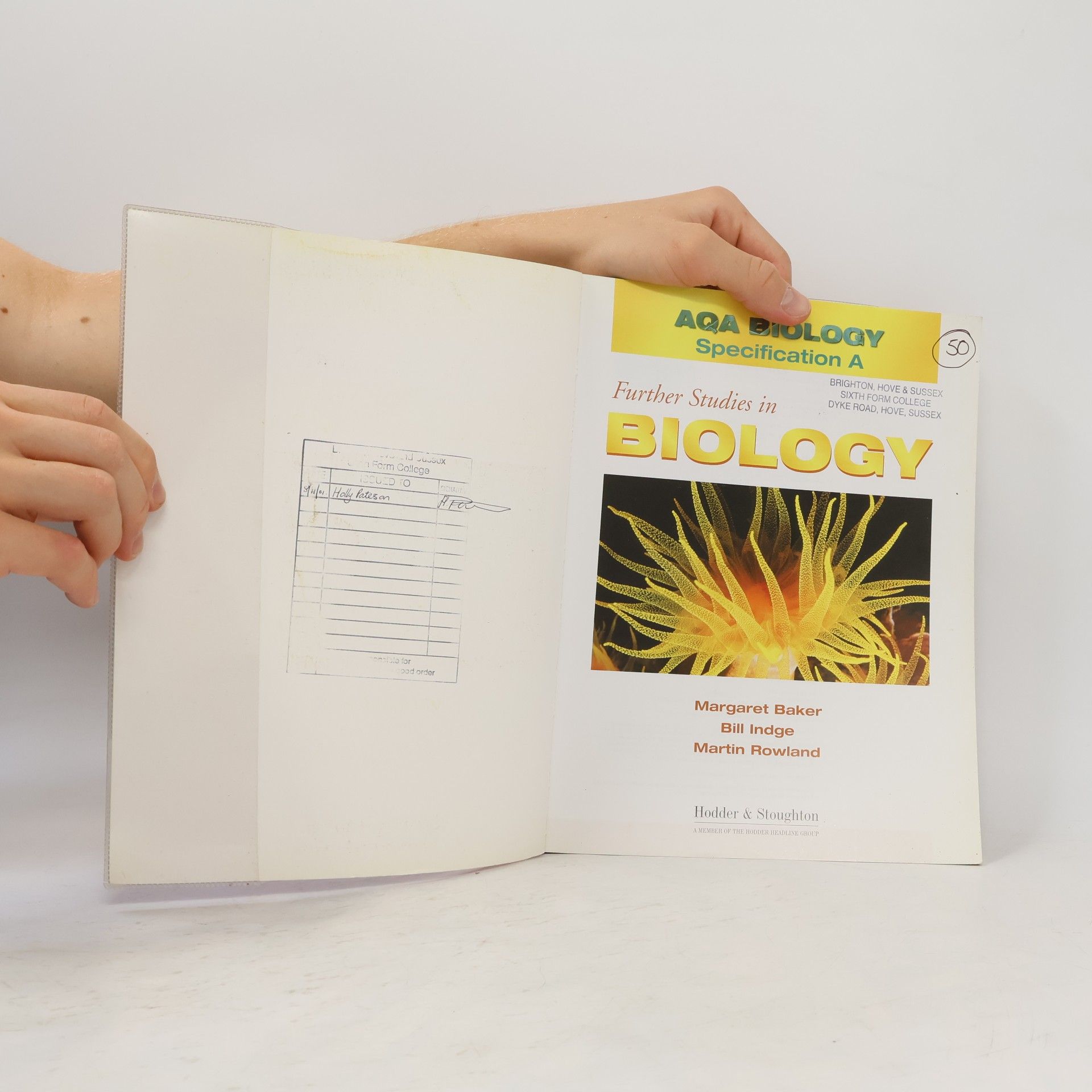 Martin Rowland Absa A2 Further Studies in Biology