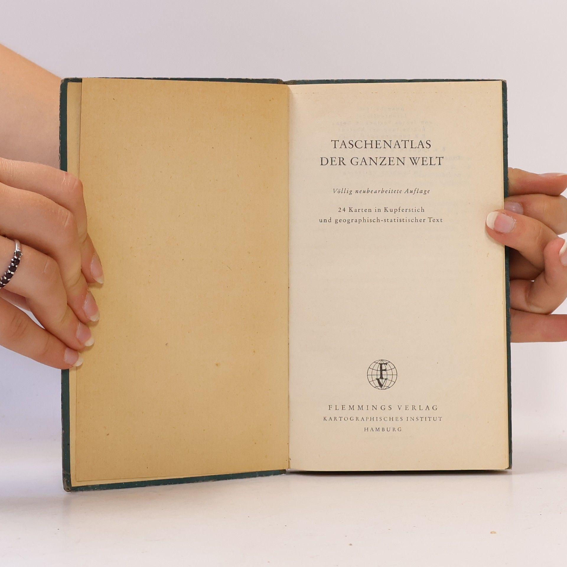 Justus Perthes Taschenatlas der Ganzen Welt