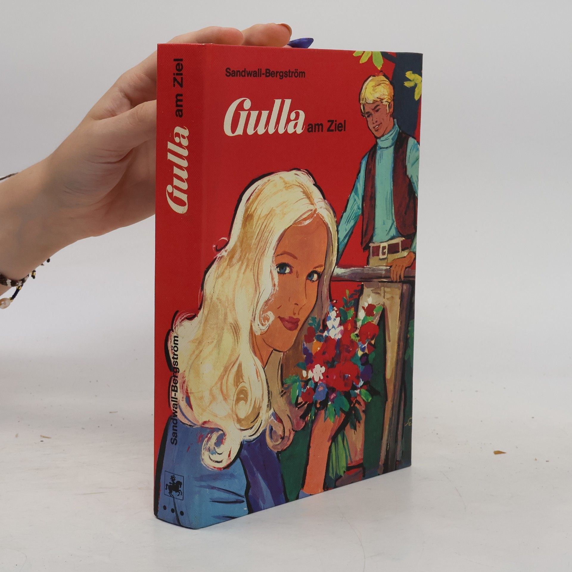 Martha Sandwall-Bergström Gulla am Ziel