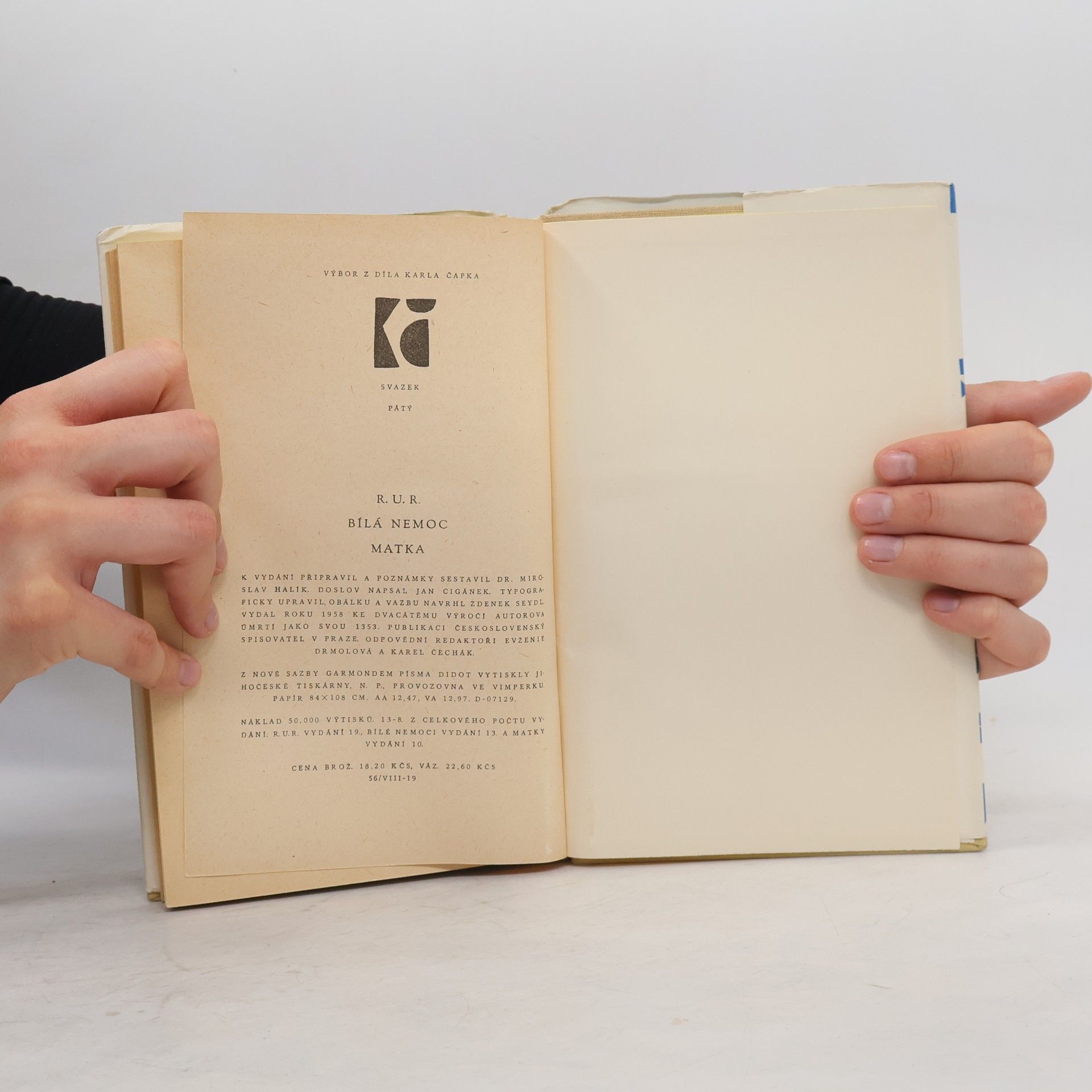 Karel Čapek 5x Karel Čapek