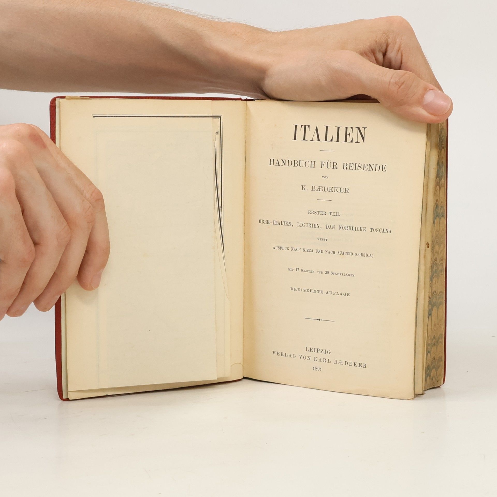Karl Baedeker Italien. Handbuch für Reisende. Erster Teil